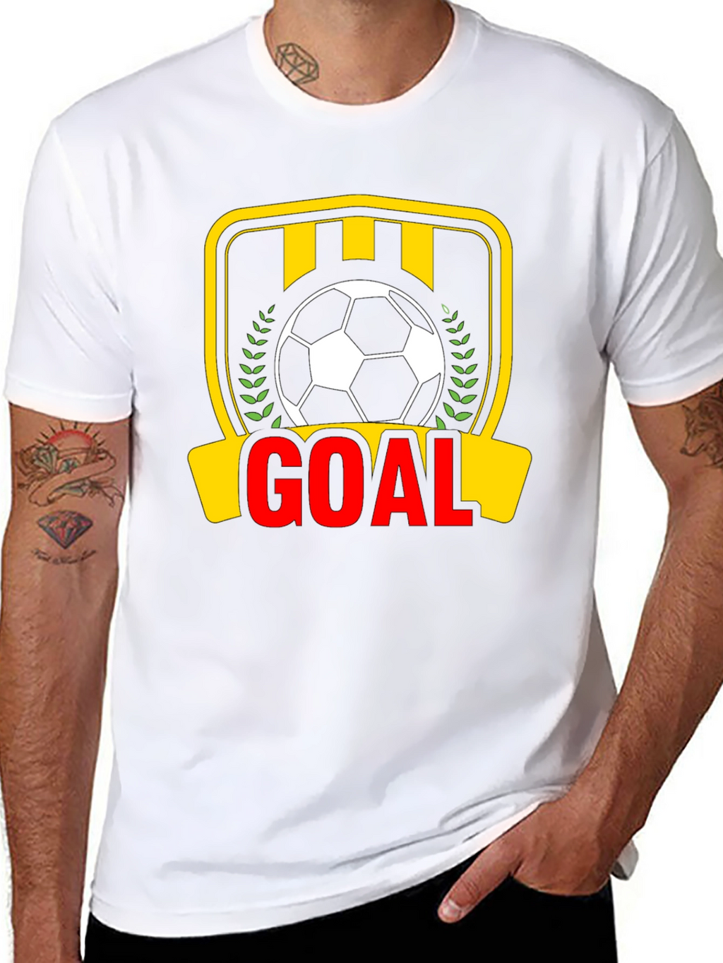 Goal! Soccer Graphic Tee - Black