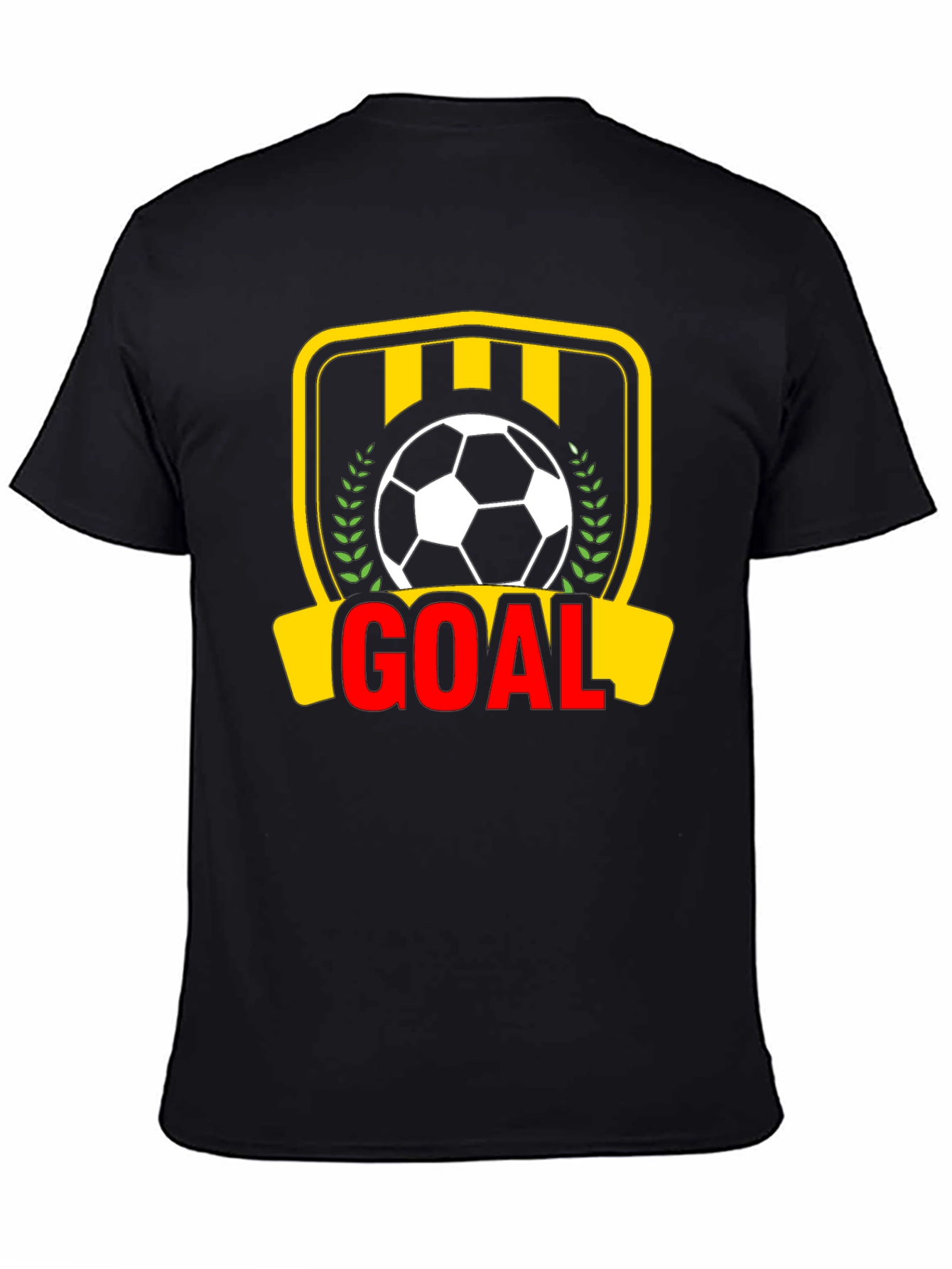 Goal! Soccer Graphic Tee - Black
