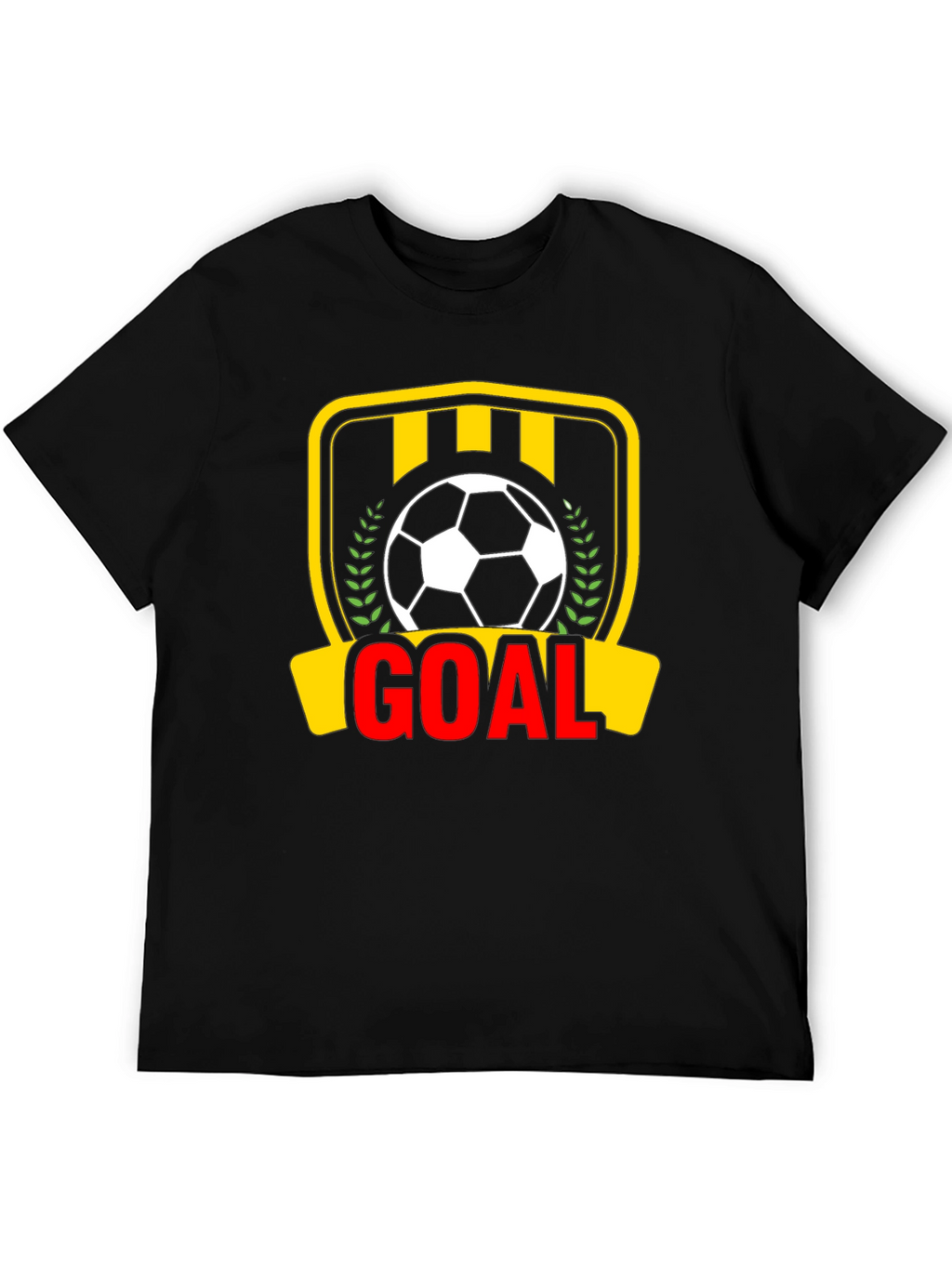 Goal! Soccer Graphic Tee - Black