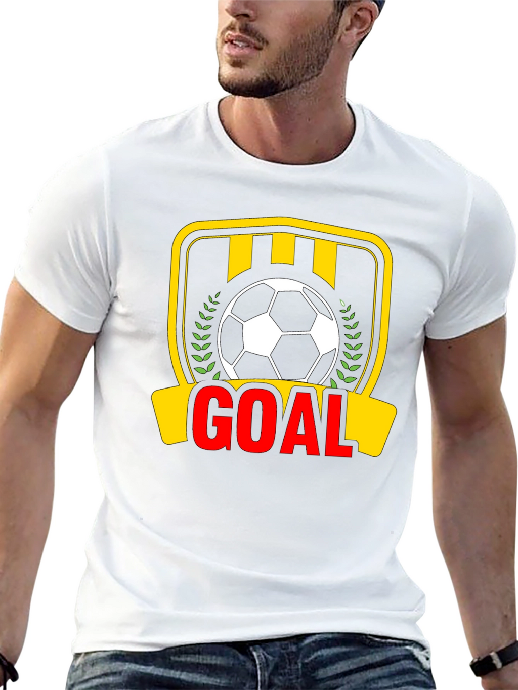 Goal! Soccer Graphic Tee - Black