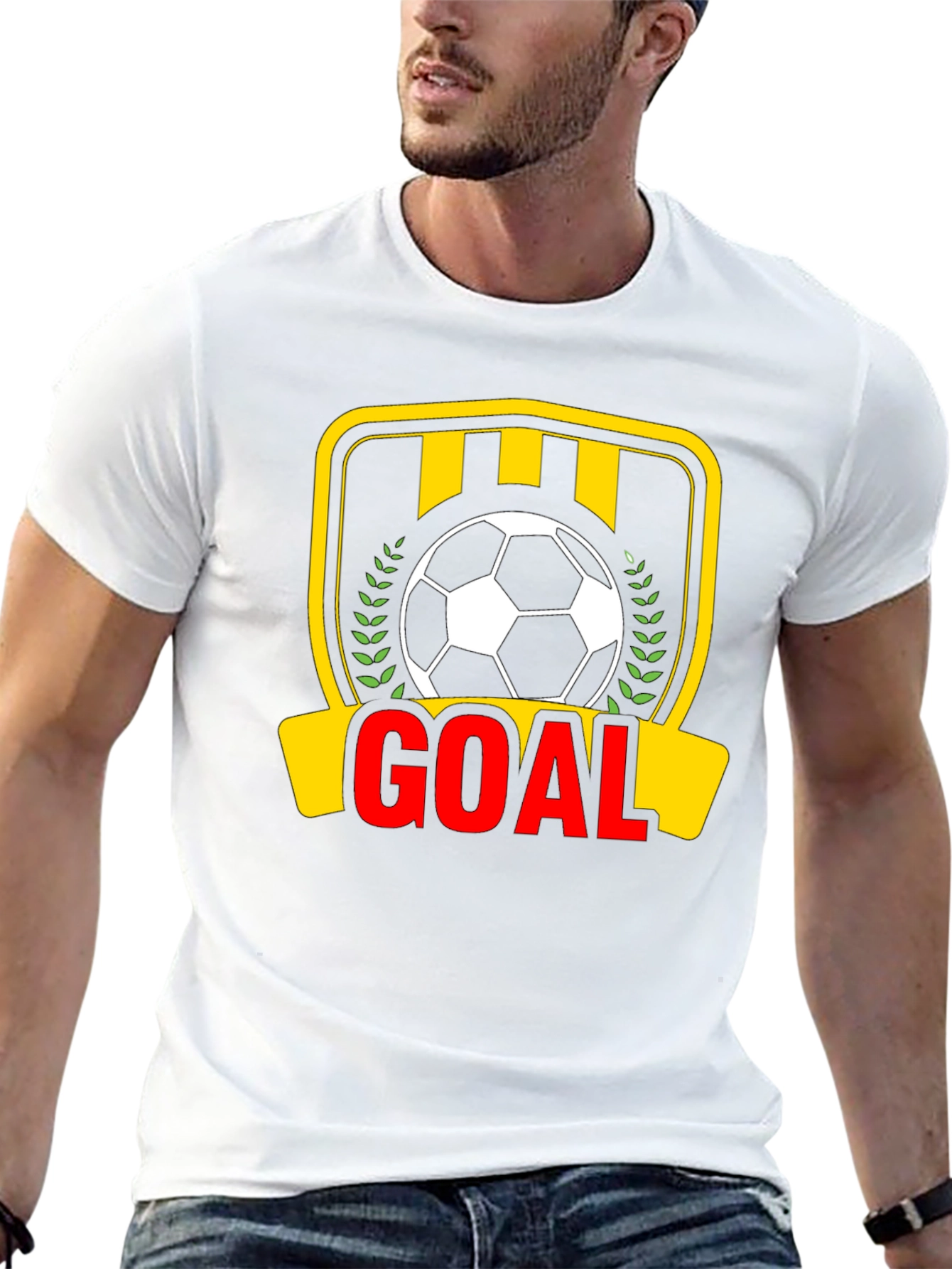 Goal! Soccer Graphic Tee - Black