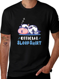 Official Sleep Shirt - Cute Cow Graphic Tee