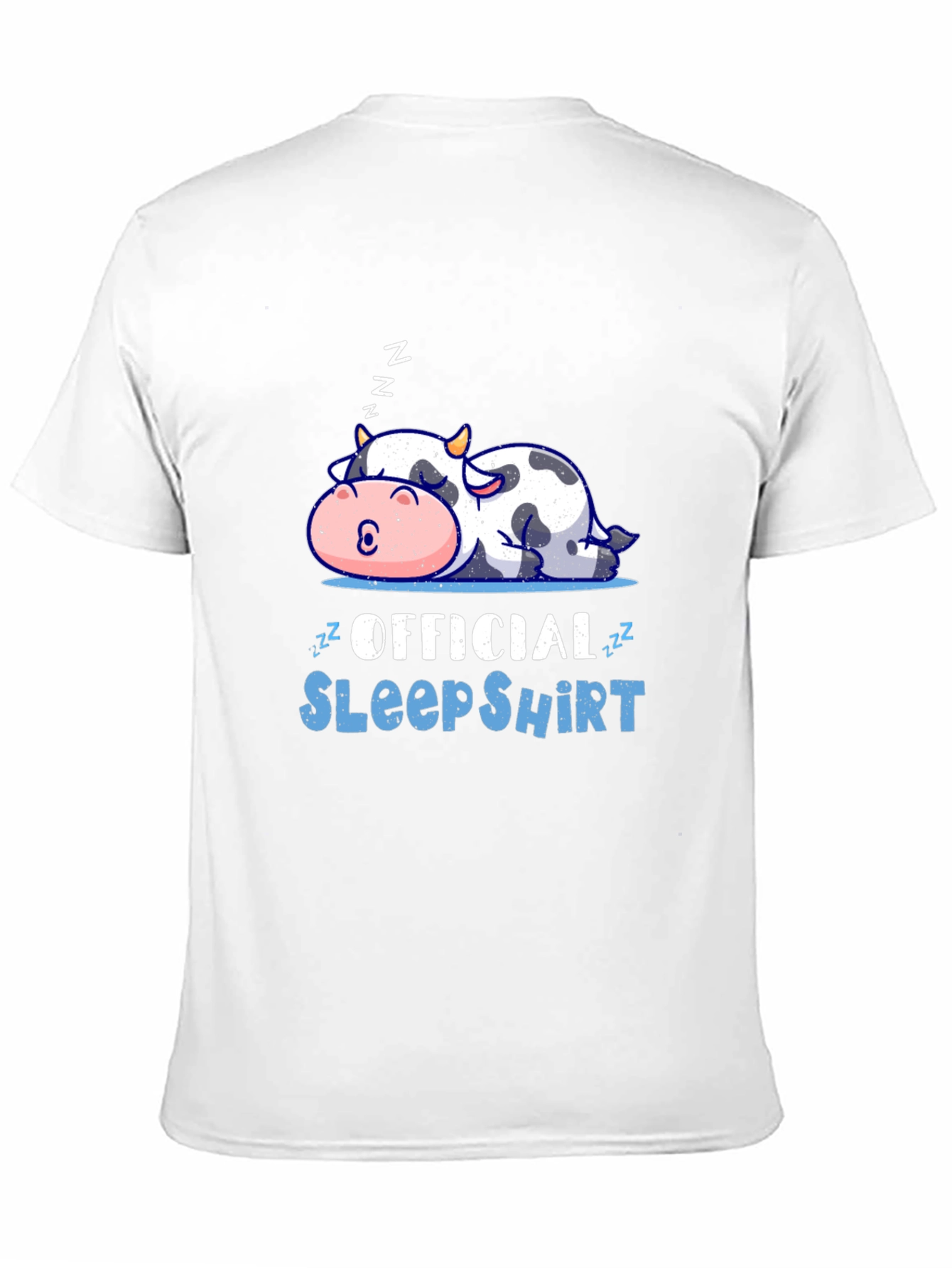 Official Sleep Shirt - Cute Cow Graphic Tee