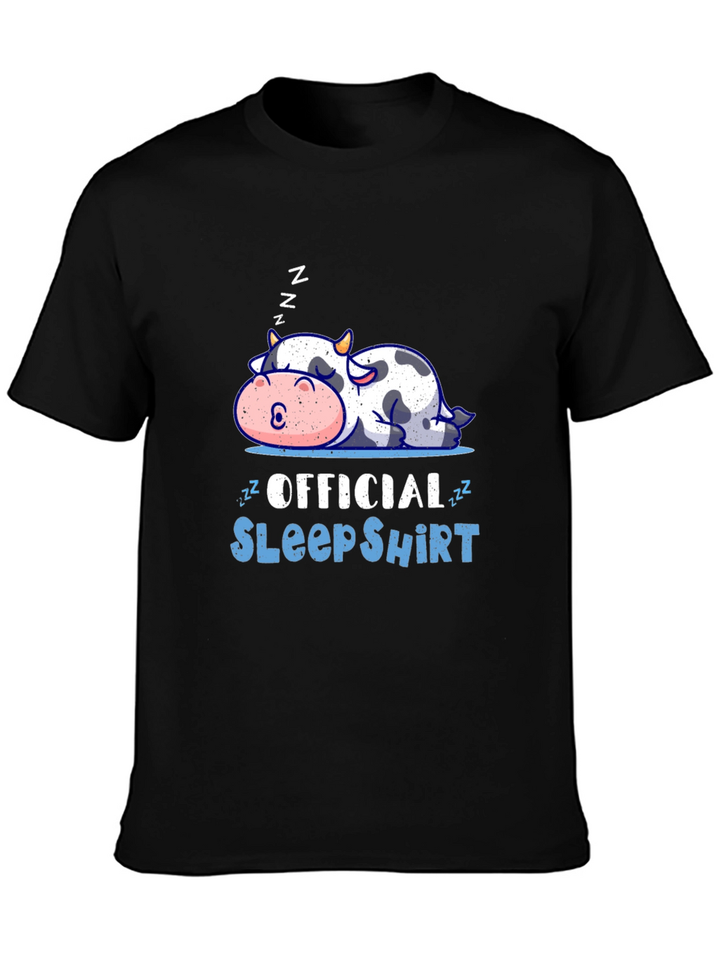 Official Sleep Shirt - Cute Cow Graphic Tee