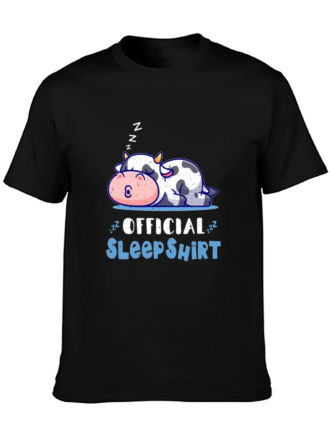 Official Sleep Shirt - Cute Cow Graphic Tee