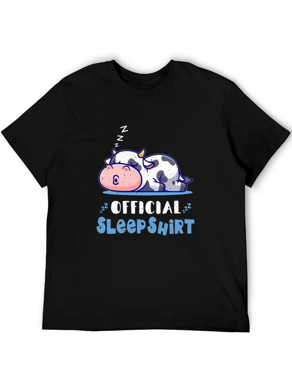 Official Sleep Shirt - Cute Cow Graphic Tee