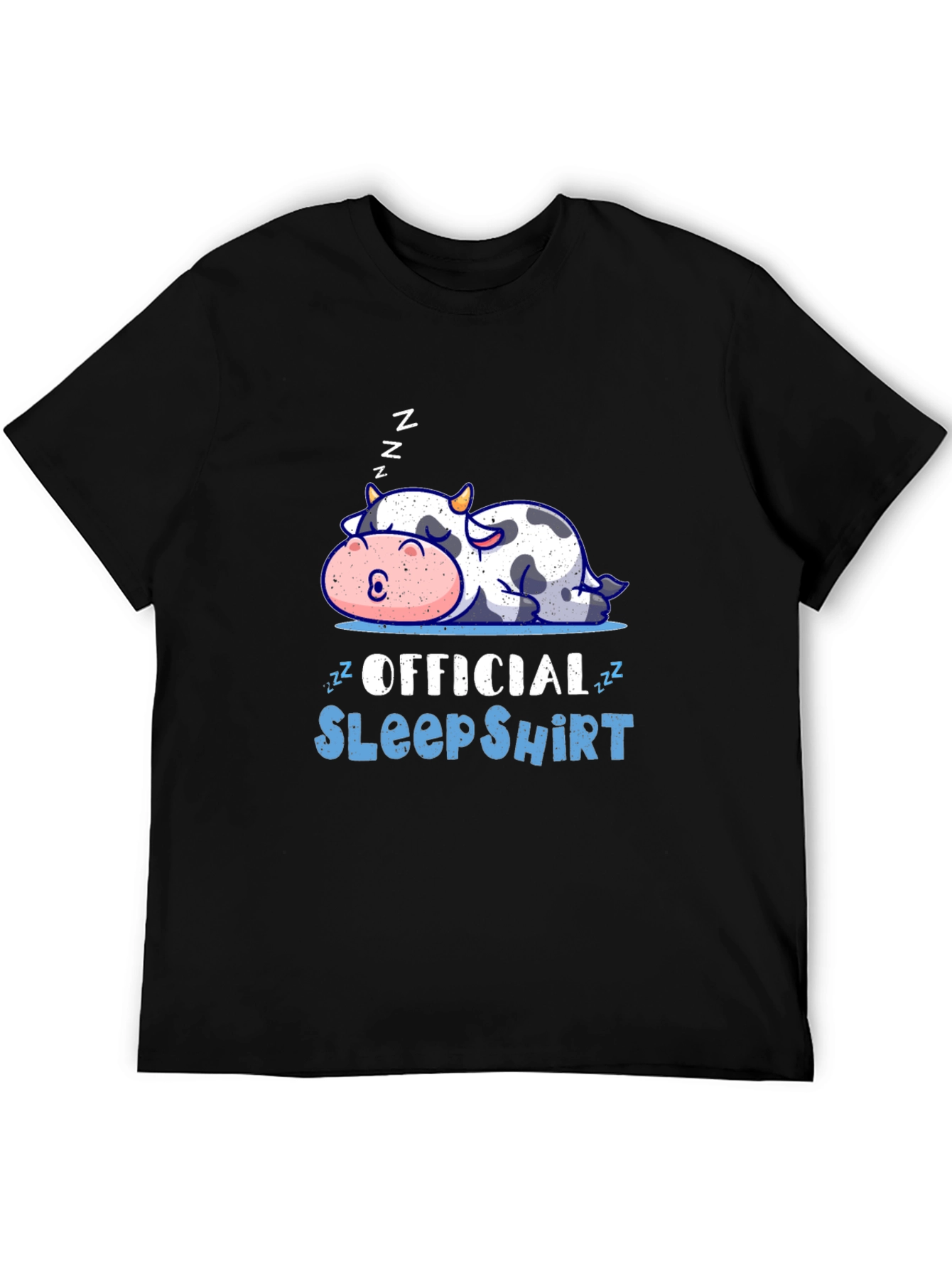 Official Sleep Shirt - Cute Cow Graphic Tee
