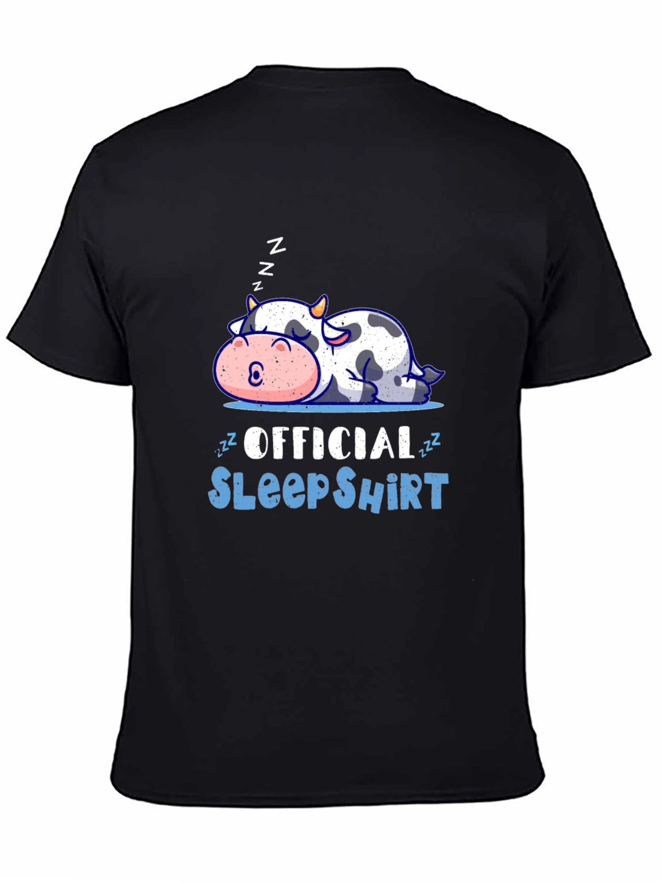 Official Sleep Shirt - Cute Cow Graphic Tee