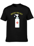 Protect Yourself Tee - Hand Sanitizer Graphic T-Shirt