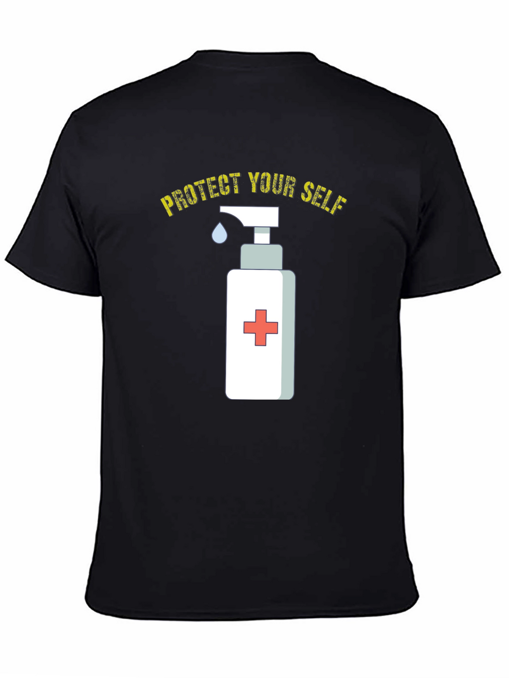 Protect Yourself Tee - Hand Sanitizer Graphic T-Shirt