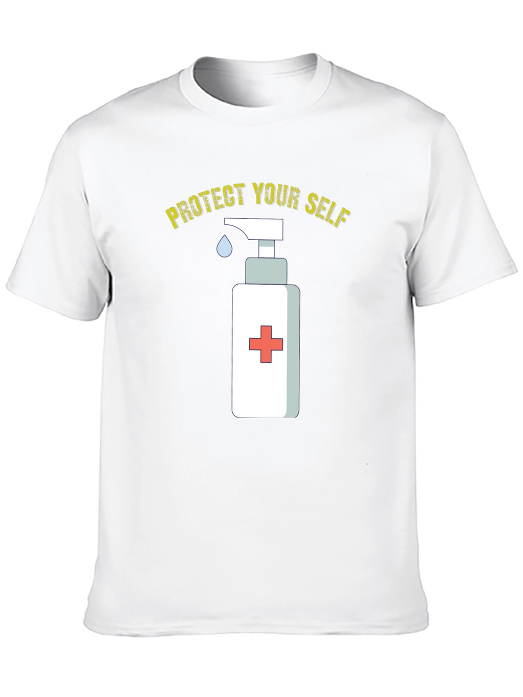Protect Yourself Tee - Hand Sanitizer Graphic T-Shirt