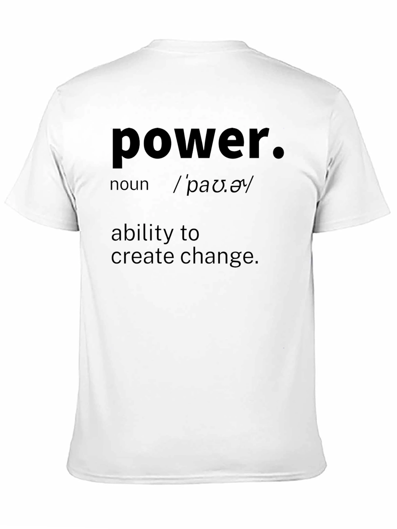 Power Definition T-Shirt - Motivational Tee
