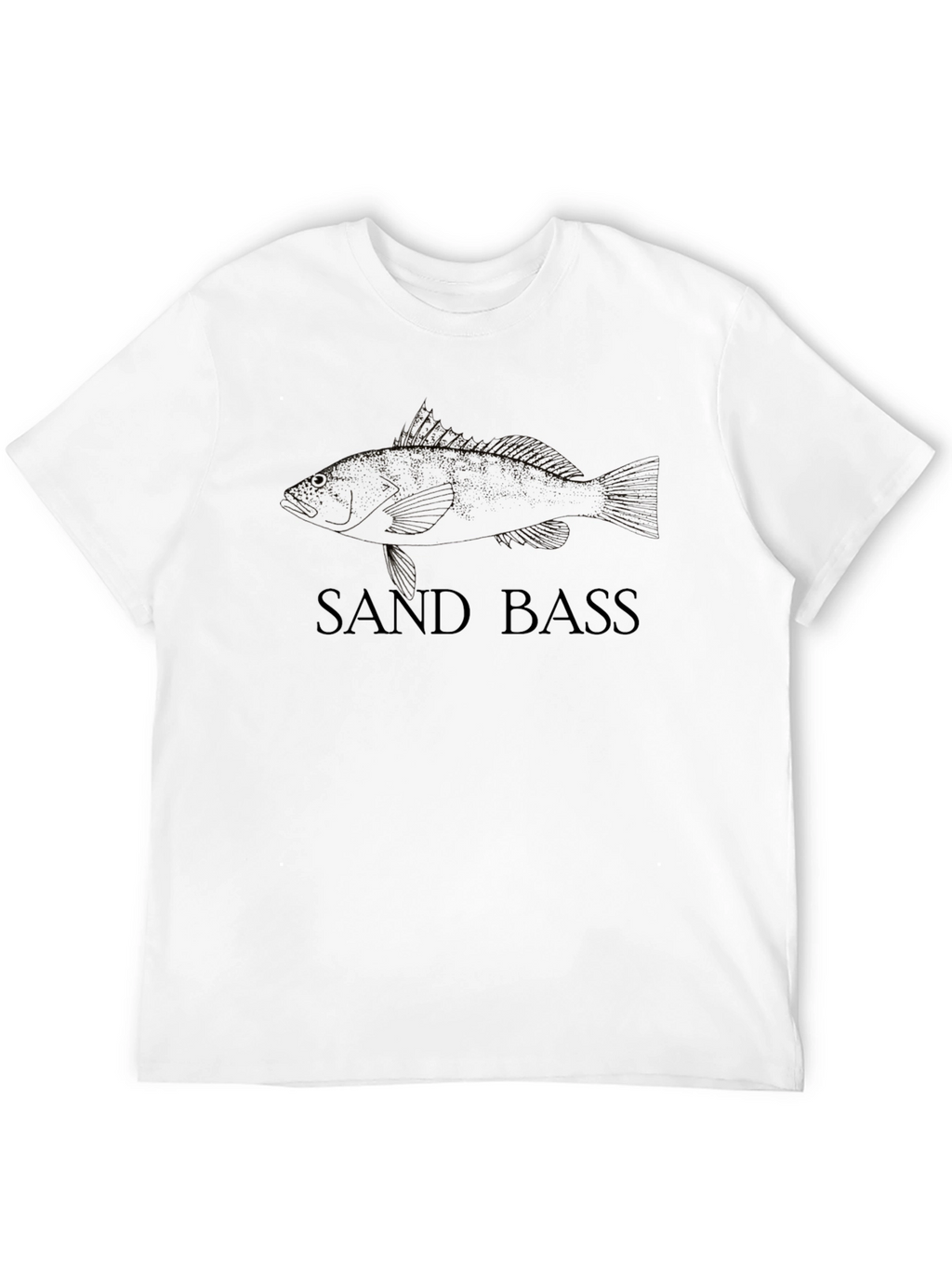 Sand Bass Graphic T-Shirt - Black