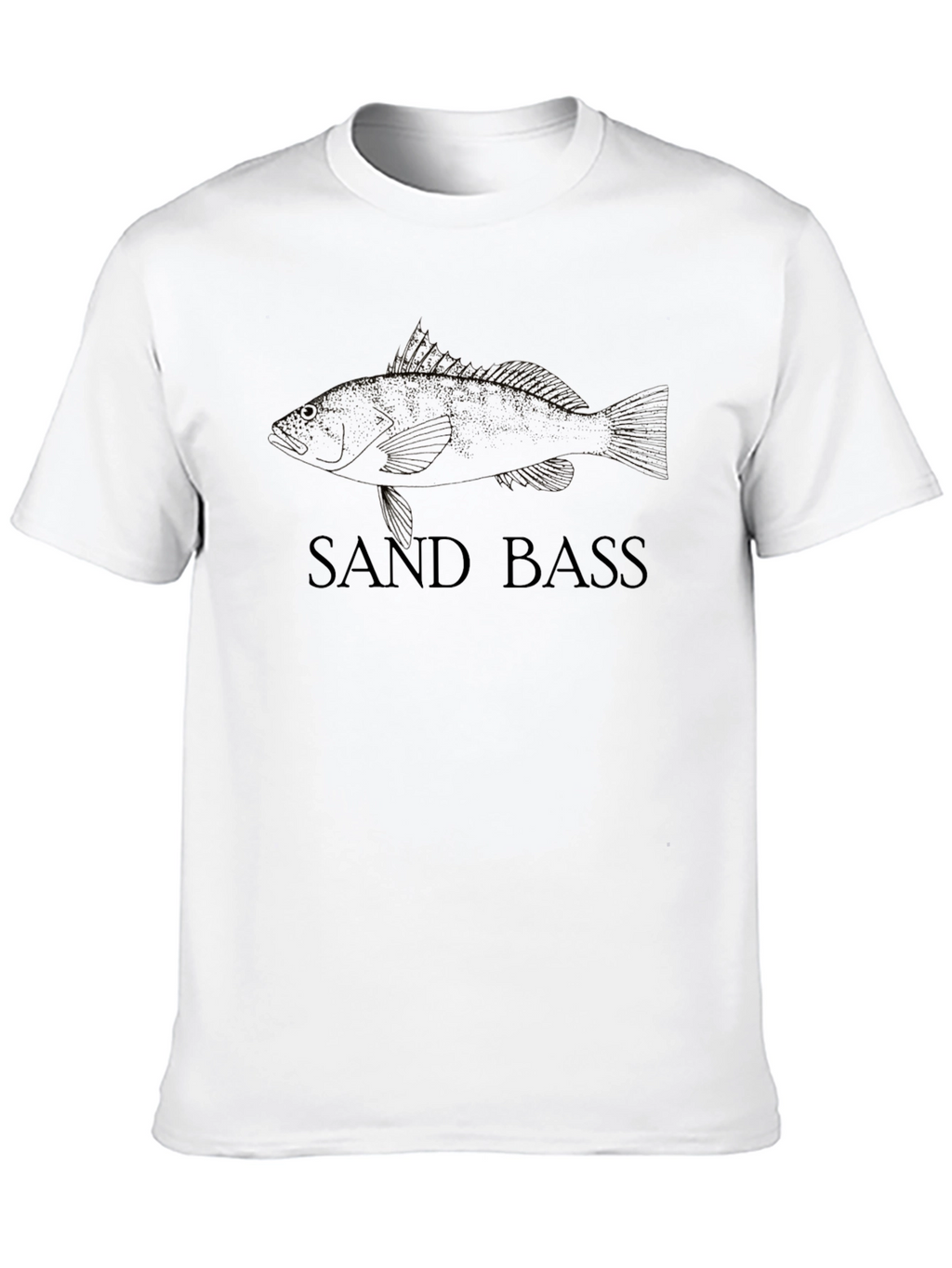 Sand Bass Graphic T-Shirt - Black