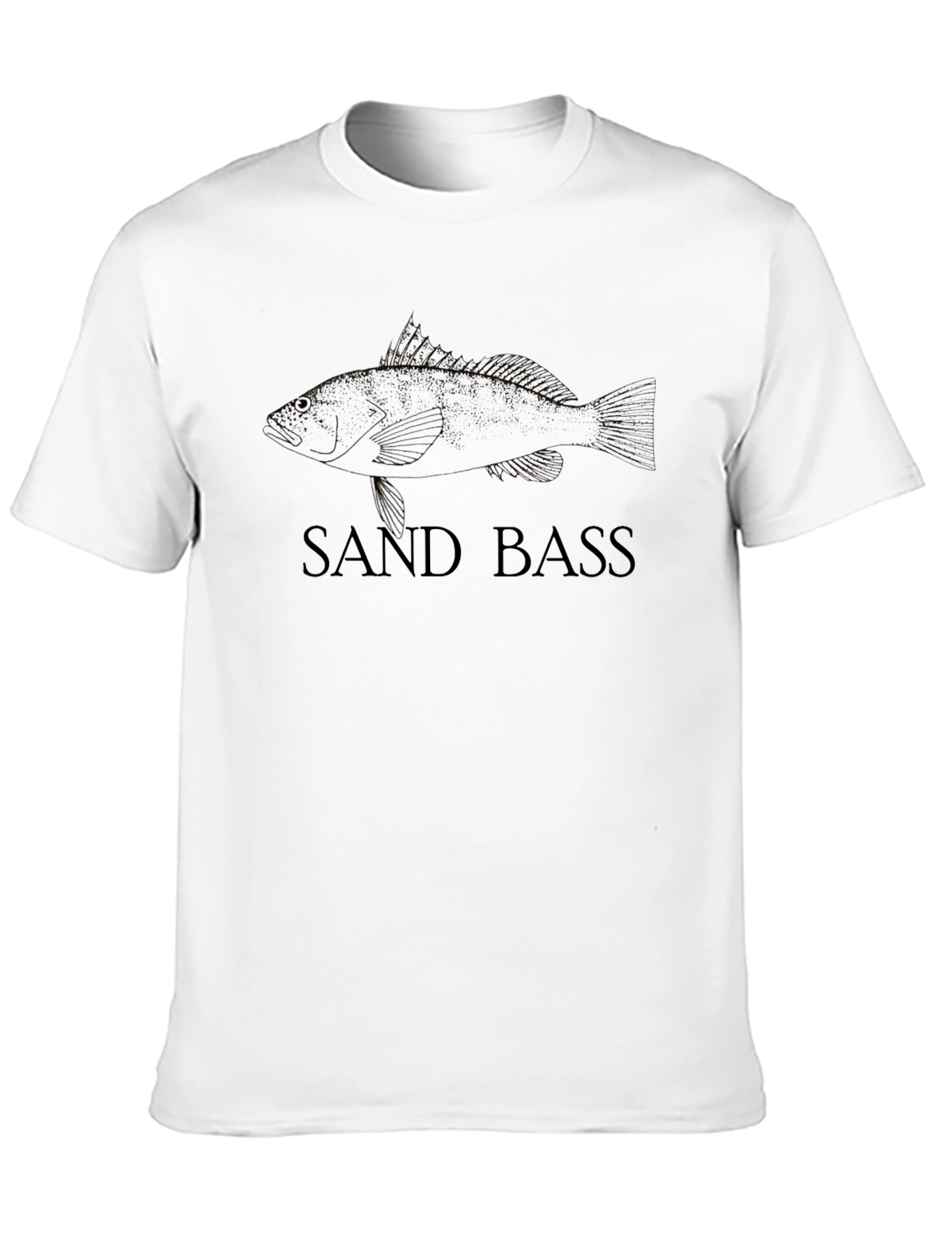 Sand Bass Graphic T-Shirt - Black
