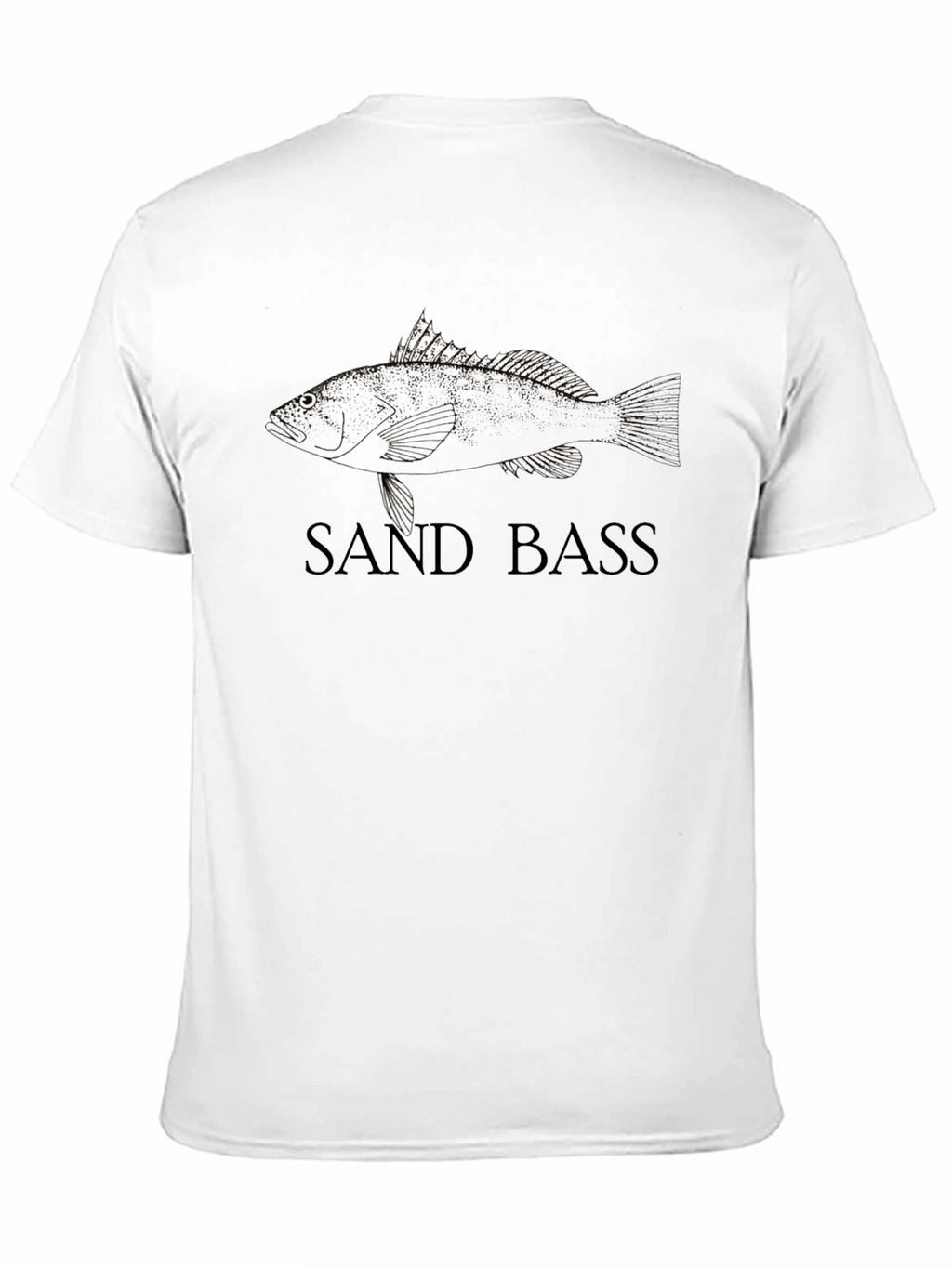 Sand Bass Graphic T-Shirt - Black