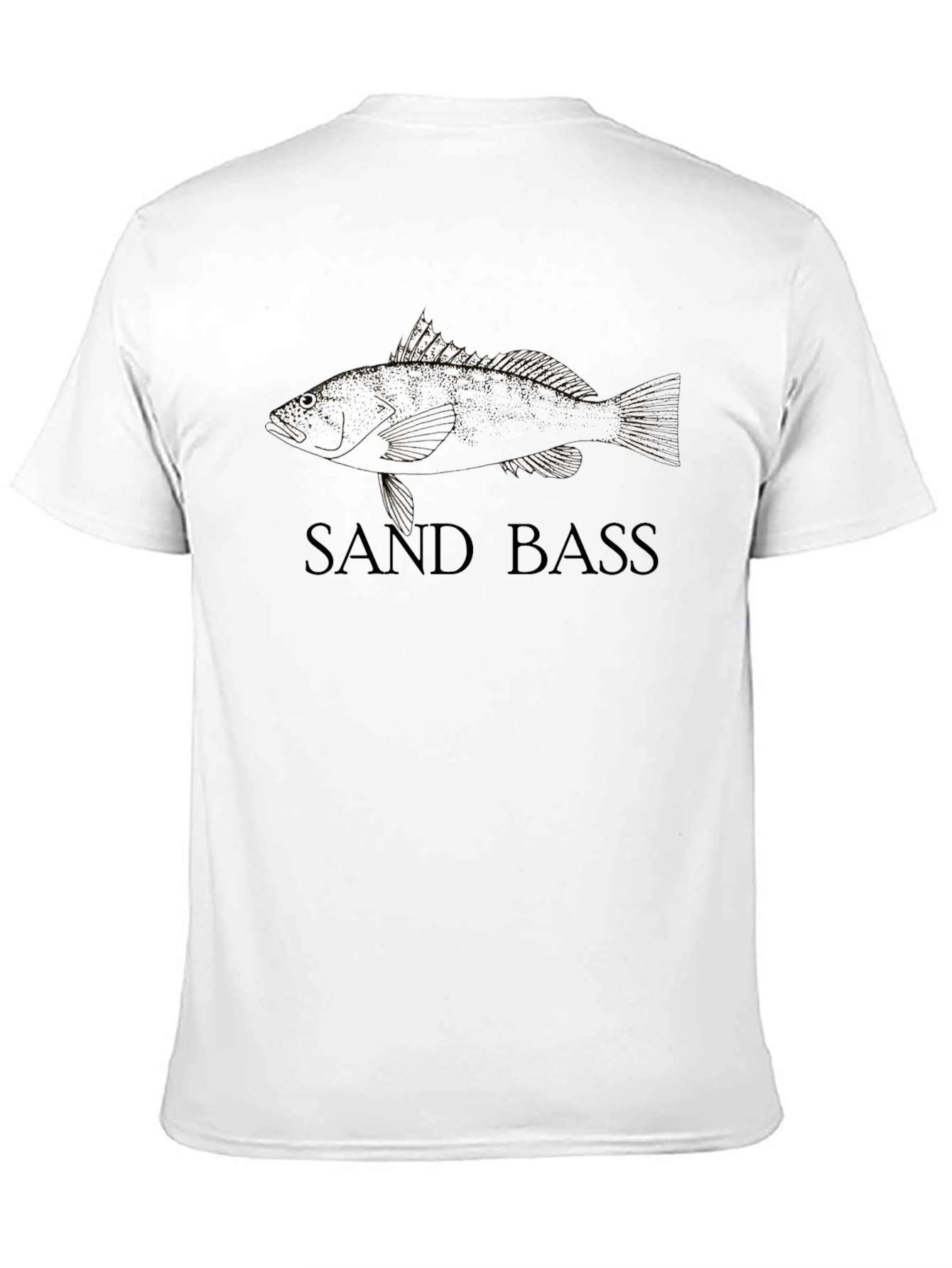 Sand Bass Graphic T-Shirt - Black
