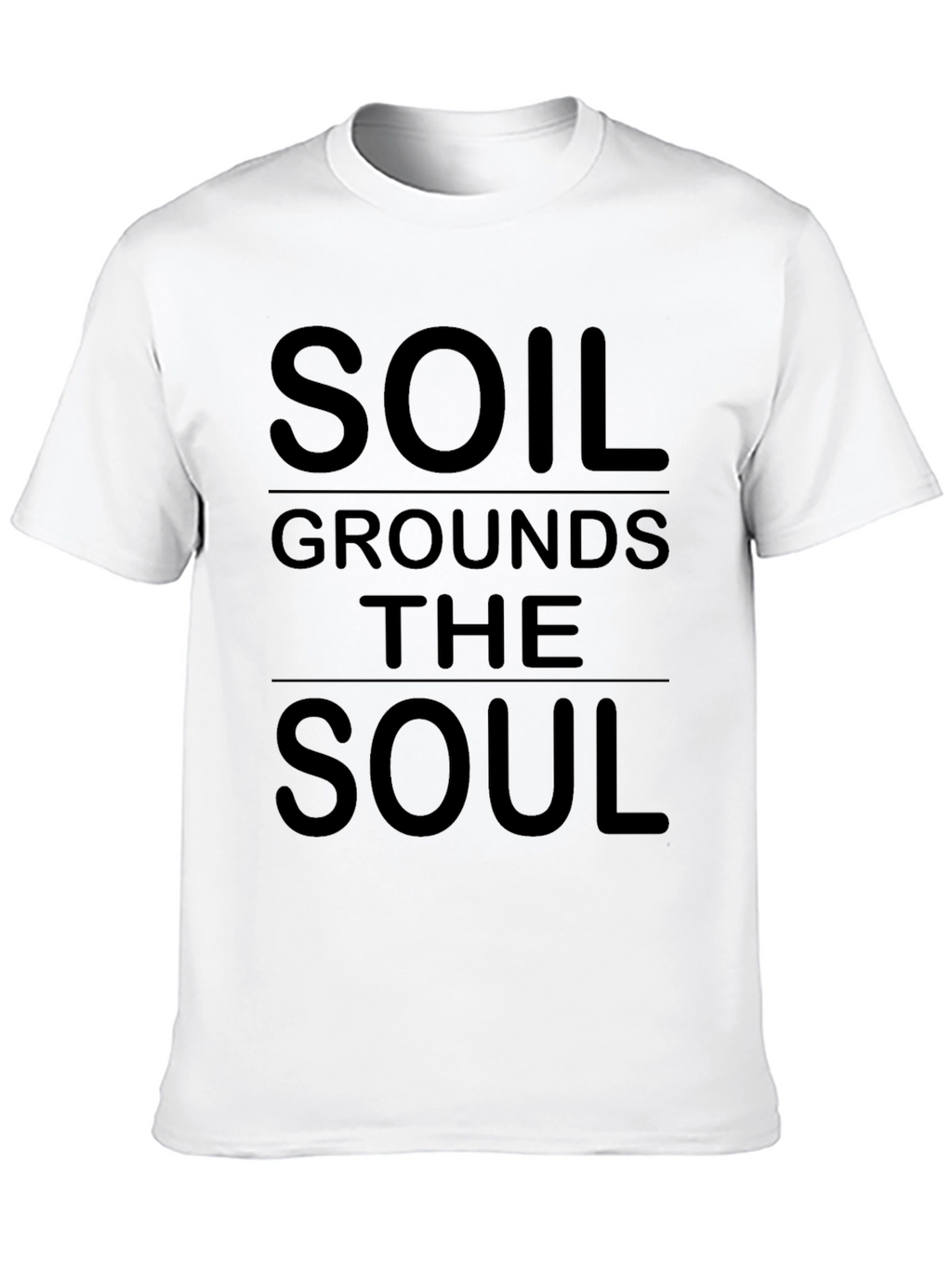 Soil Grounds the Soul Graphic Tee - Black
