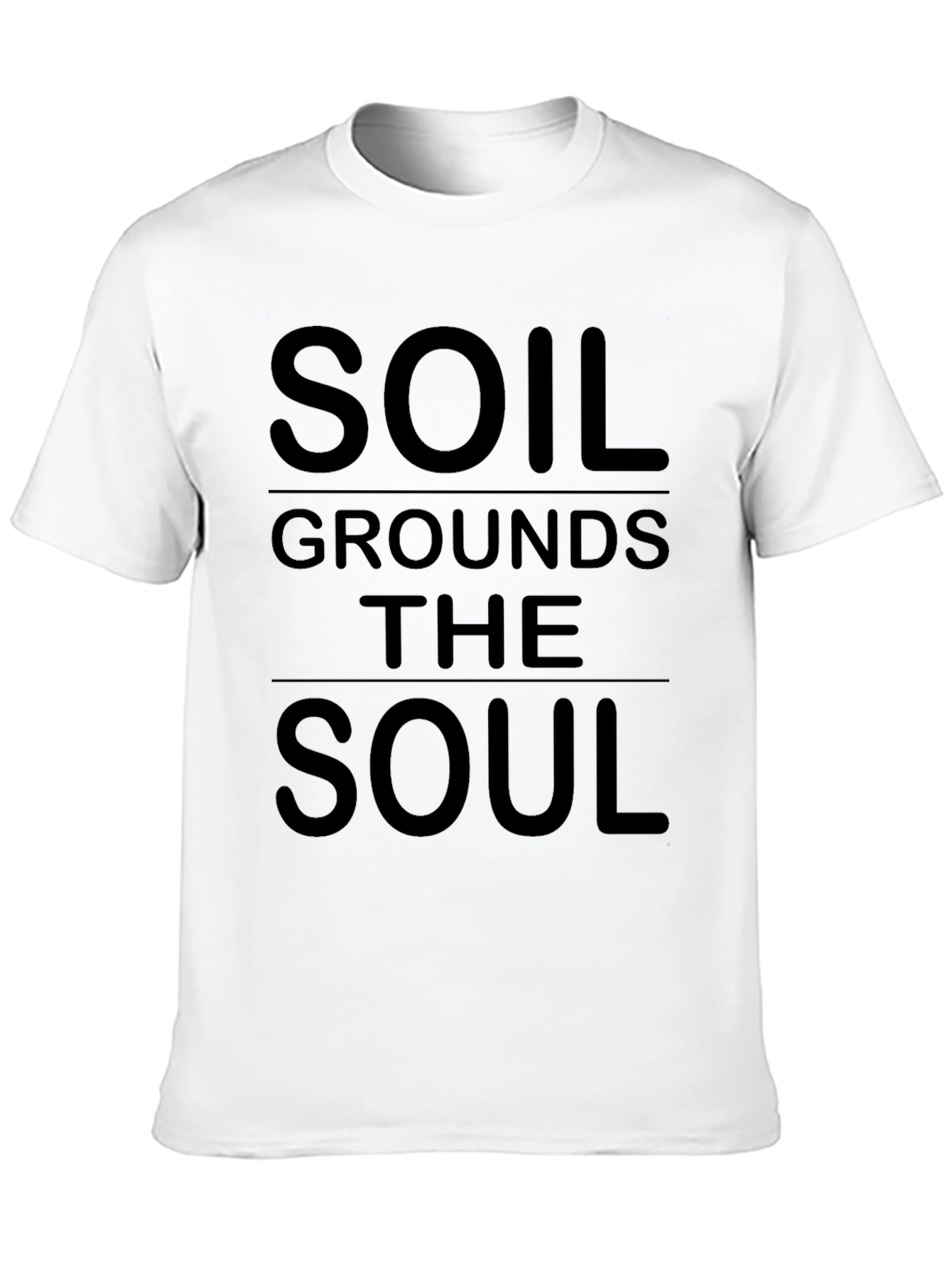 Soil Grounds the Soul Graphic Tee - Black
