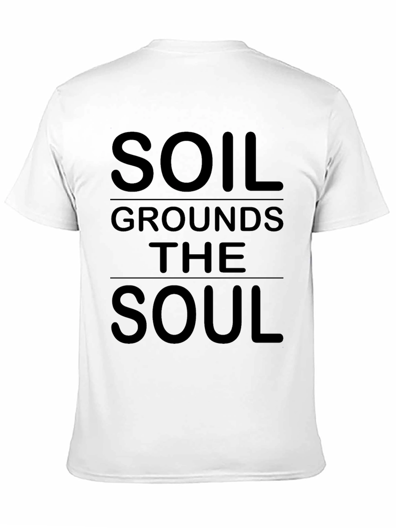 Soil Grounds the Soul Graphic Tee - Black
