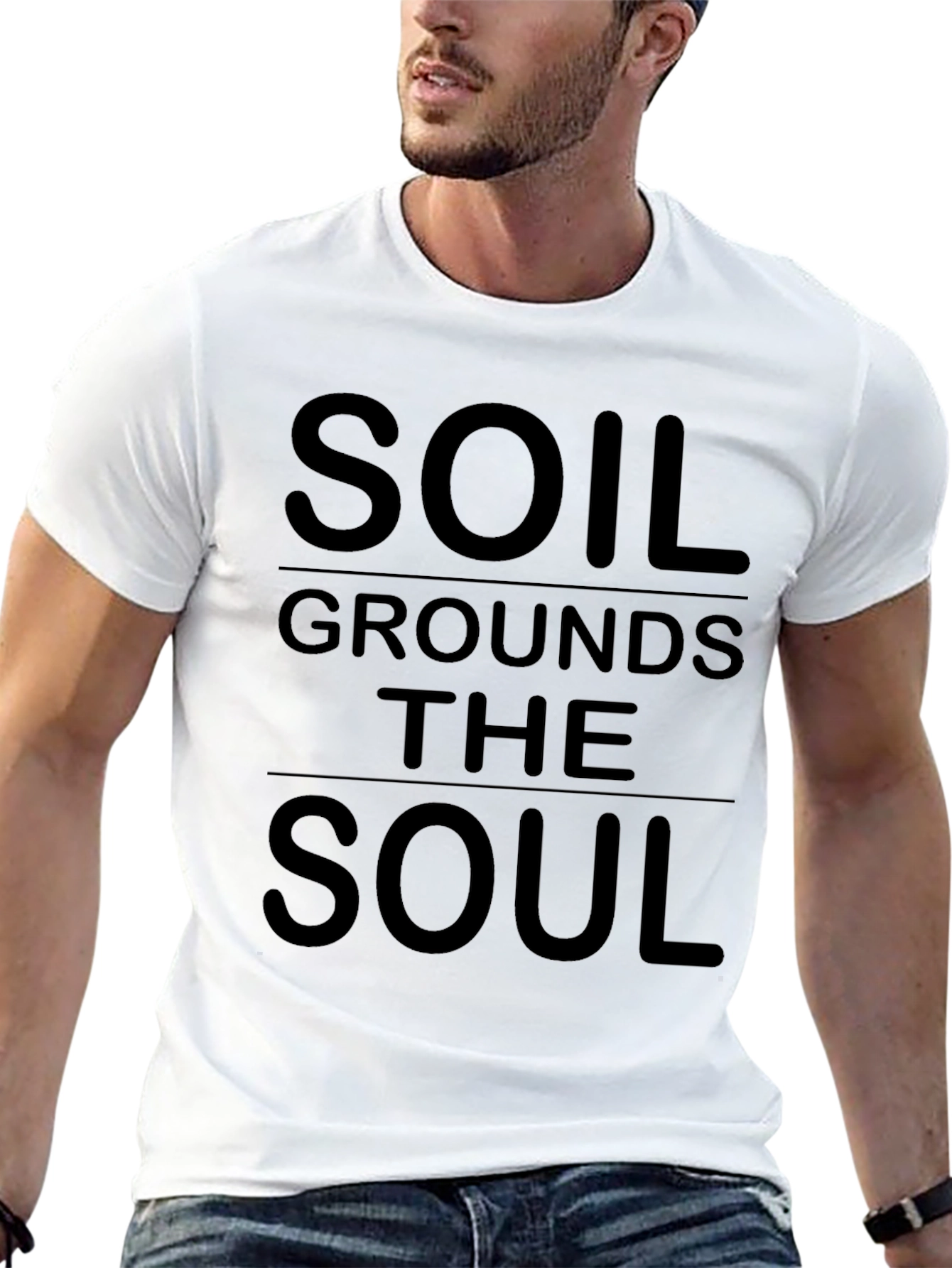 Soil Grounds the Soul Graphic Tee - Black