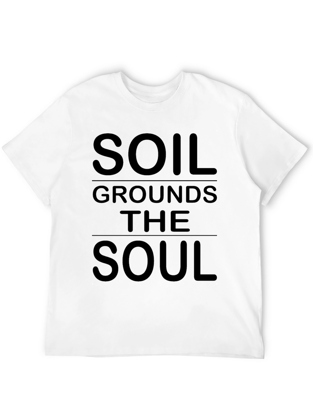 Soil Grounds the Soul Graphic Tee - Black