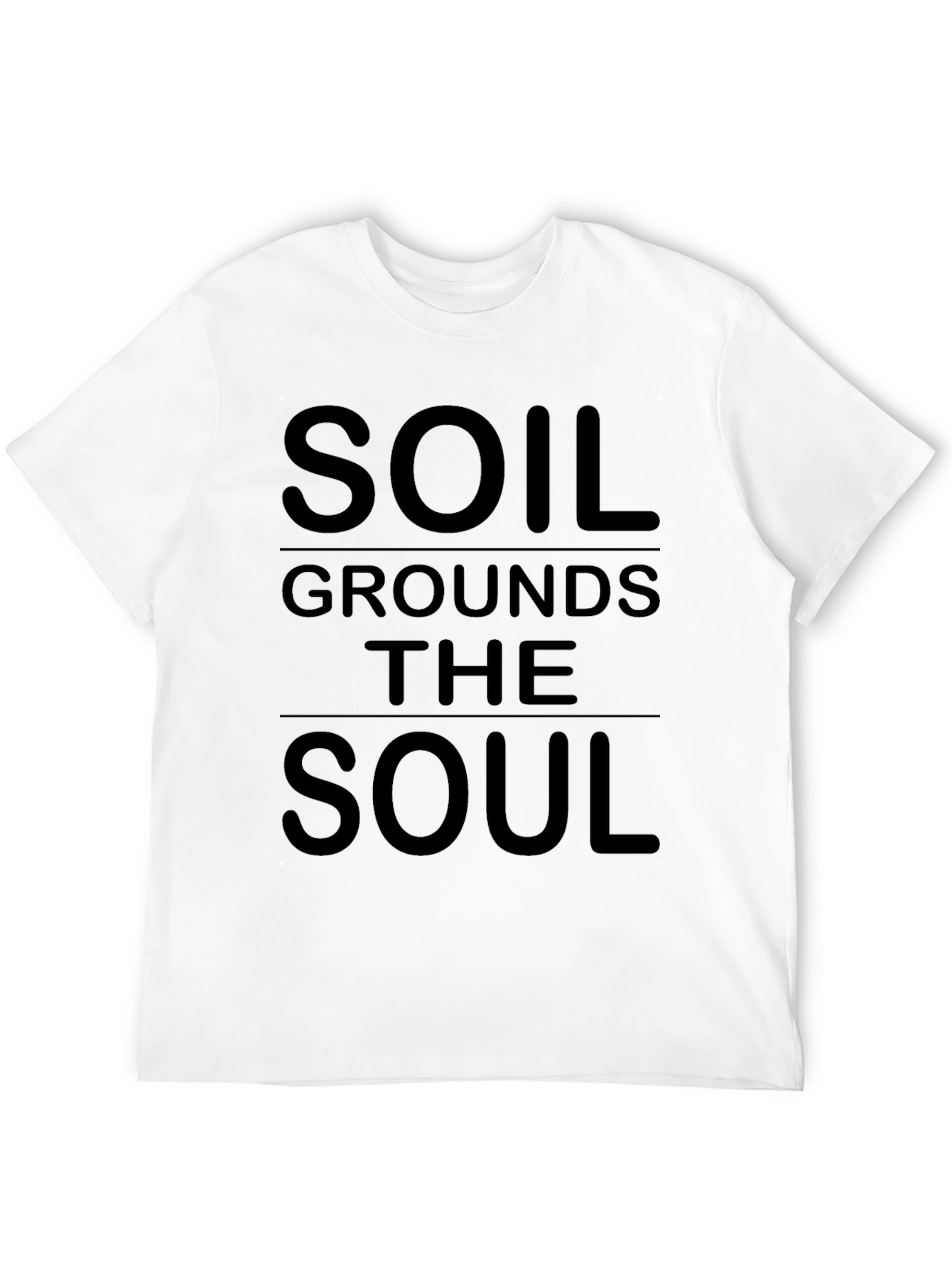 Soil Grounds the Soul Graphic Tee - Black