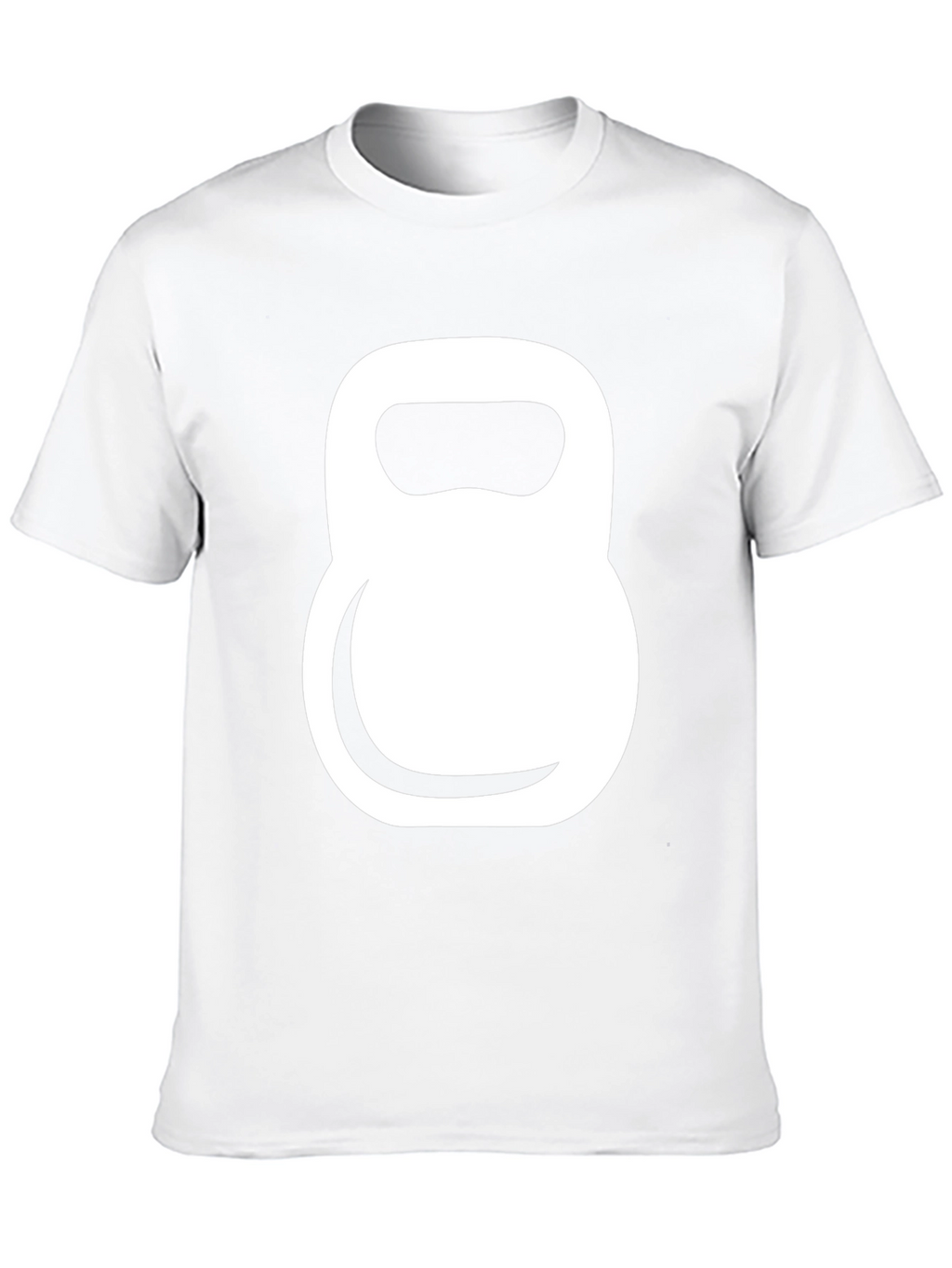 Kettlebell Graphic Tee - Black Cotton Gym Shirt