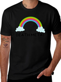 Death Metal Rainbow T-Shirt - Mens Black Tee