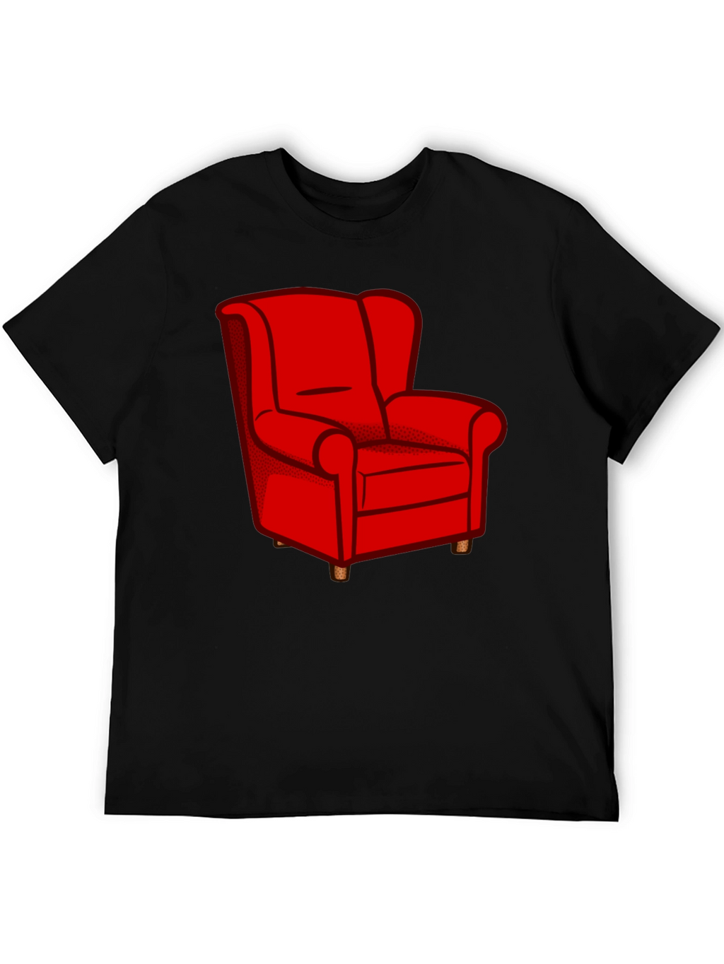 Red Chair Graphic Tee - Stylish Comfort