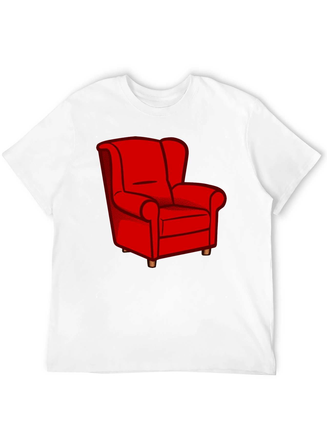 Red Chair Graphic Tee - Stylish Comfort