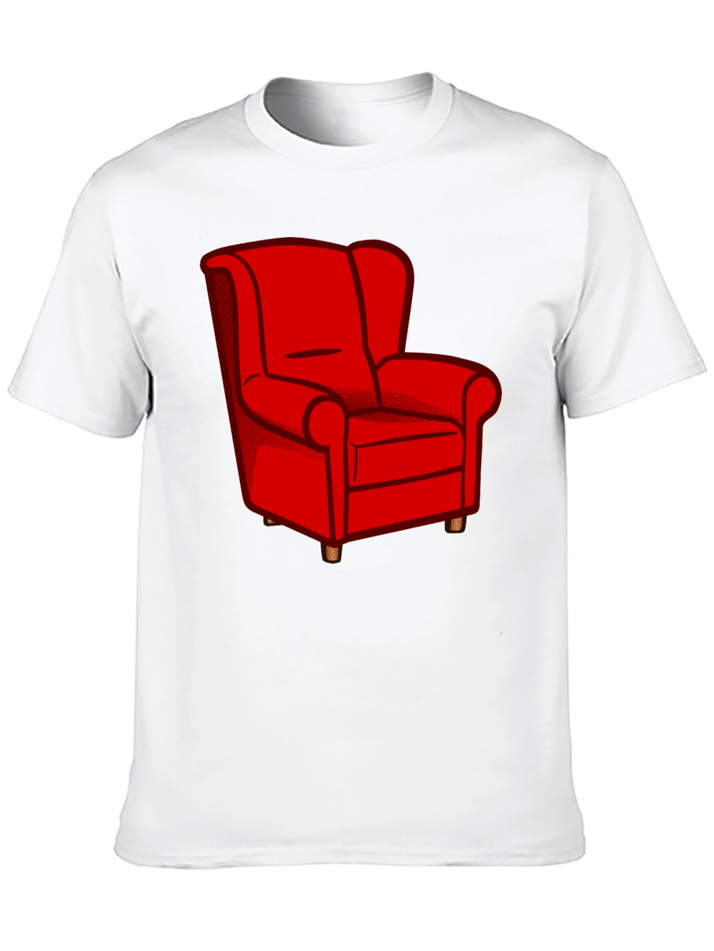 Red Chair Graphic Tee - Stylish Comfort