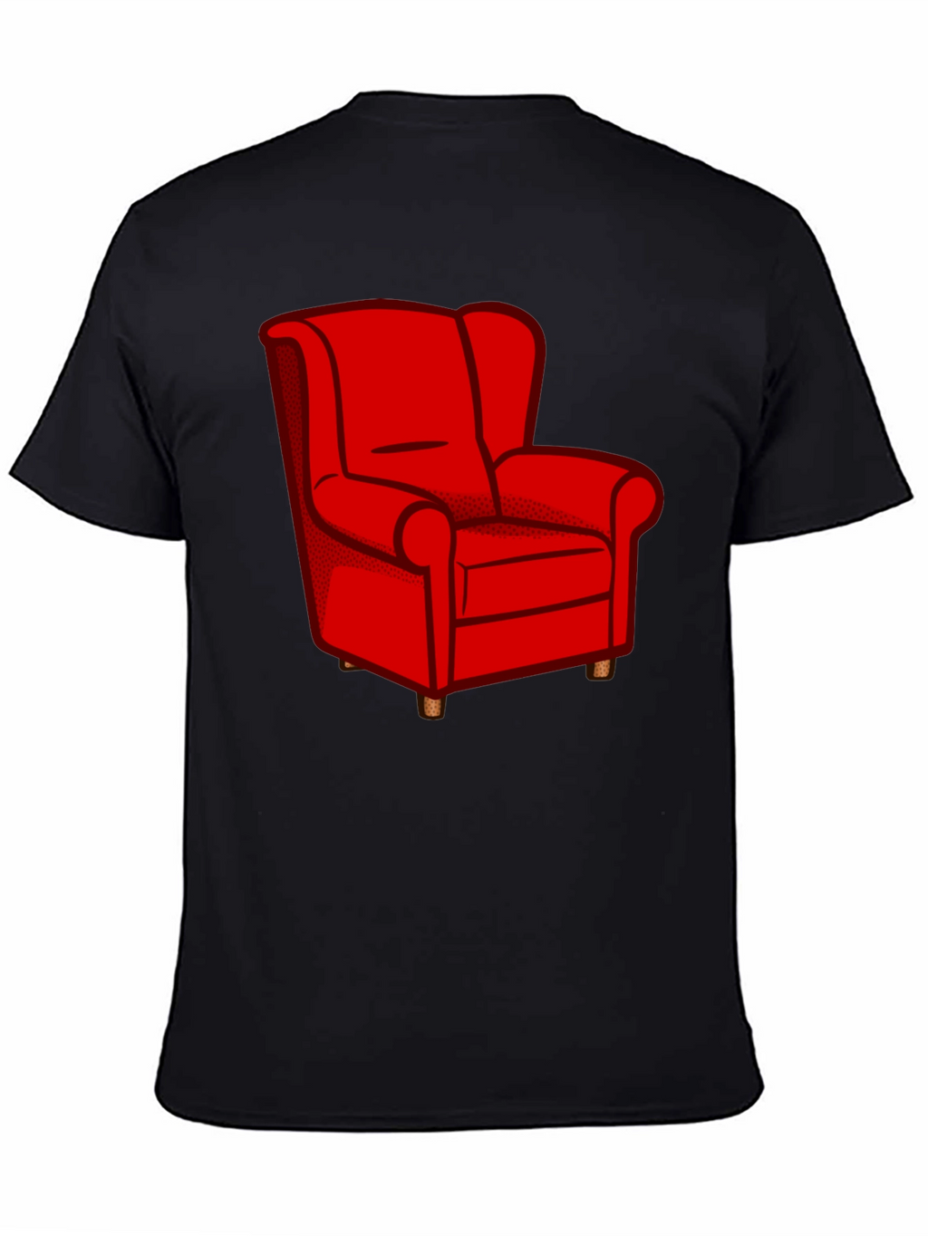 Red Chair Graphic Tee - Stylish Comfort