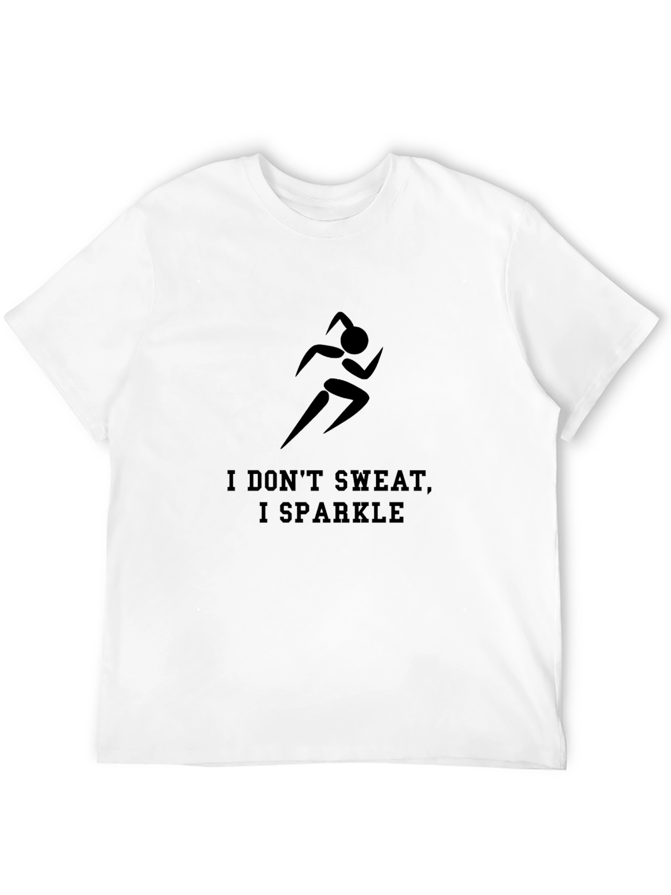 Runners Sparkle Tee - Black Graphic T-Shirt