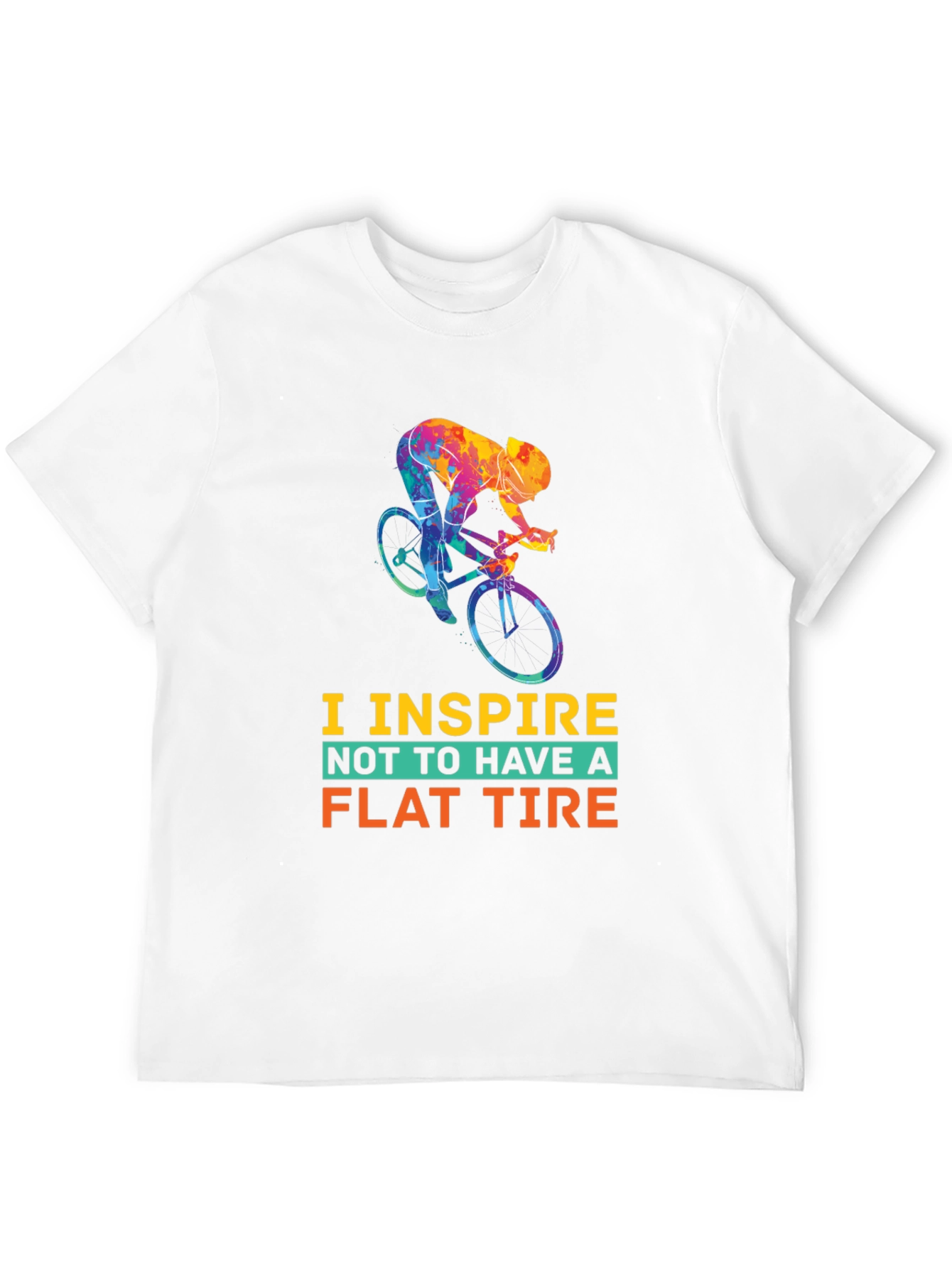 Inspire Flat Tire T-Shirt - Cycling Tee