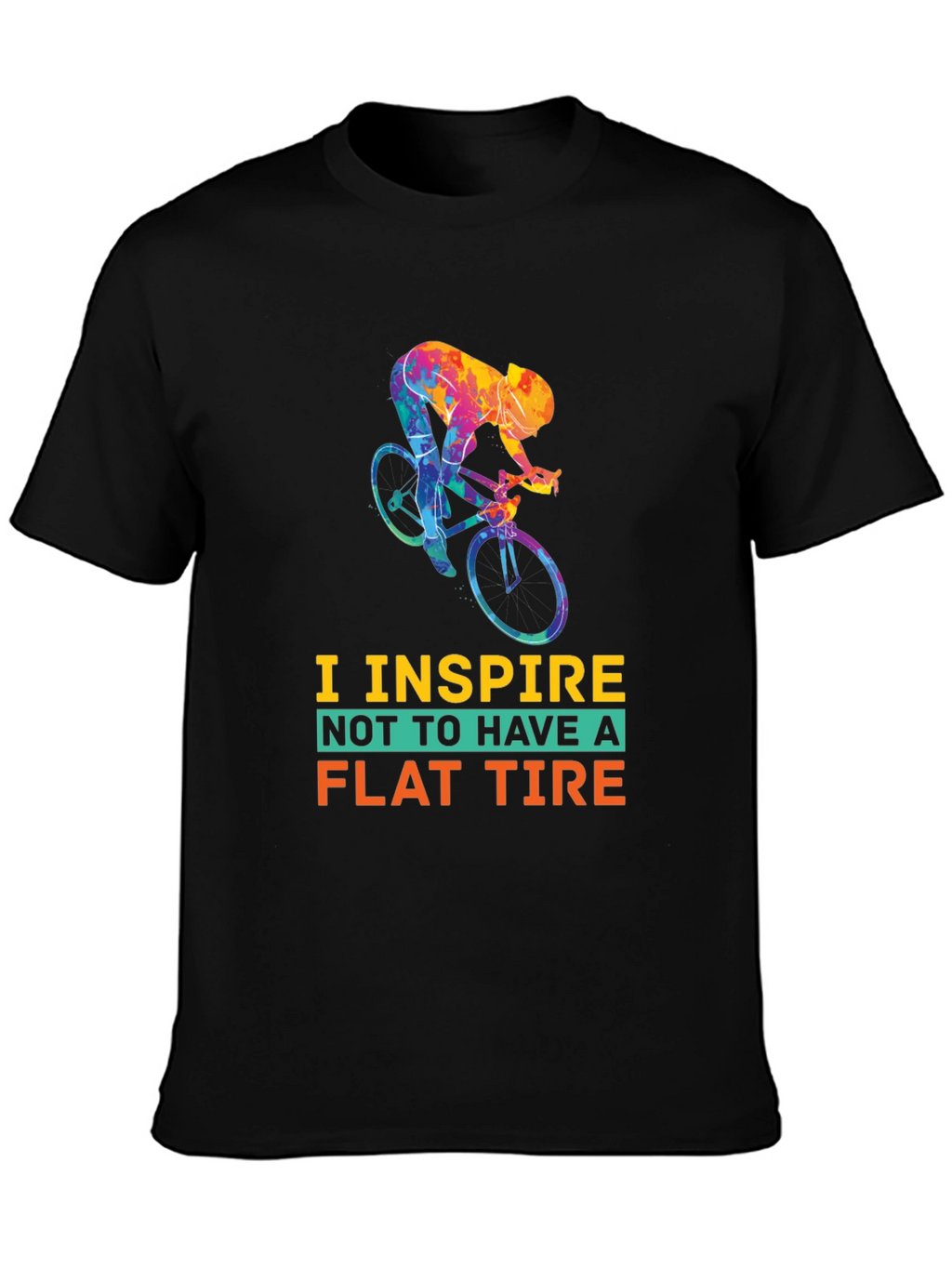 Inspire Flat Tire T-Shirt - Cycling Tee