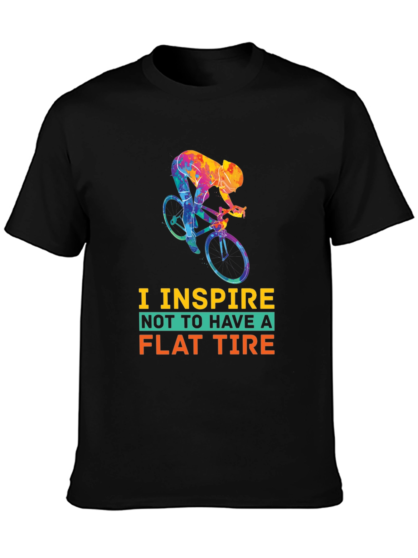 Inspire Flat Tire T-Shirt - Cycling Tee