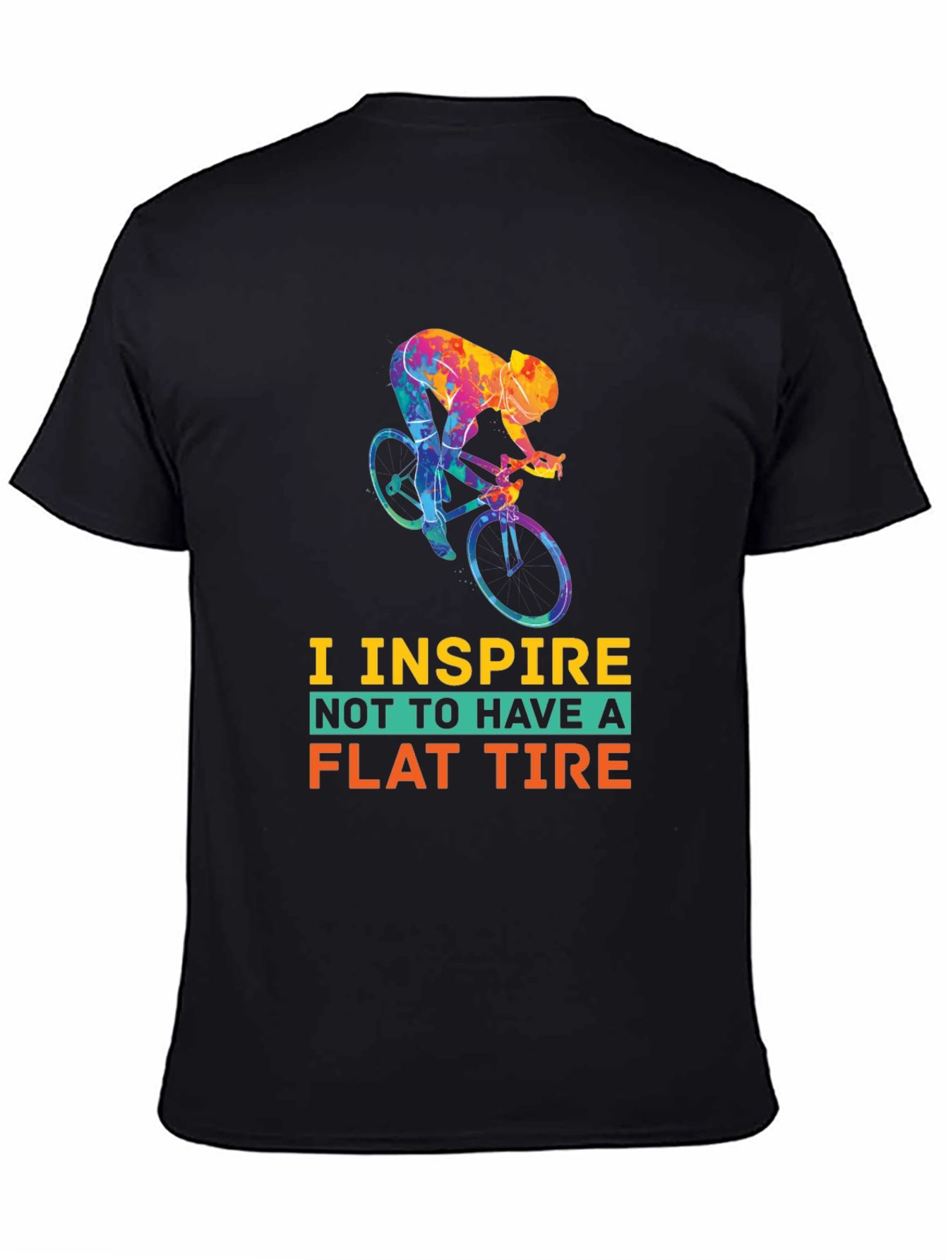 Inspire Flat Tire T-Shirt - Cycling Tee