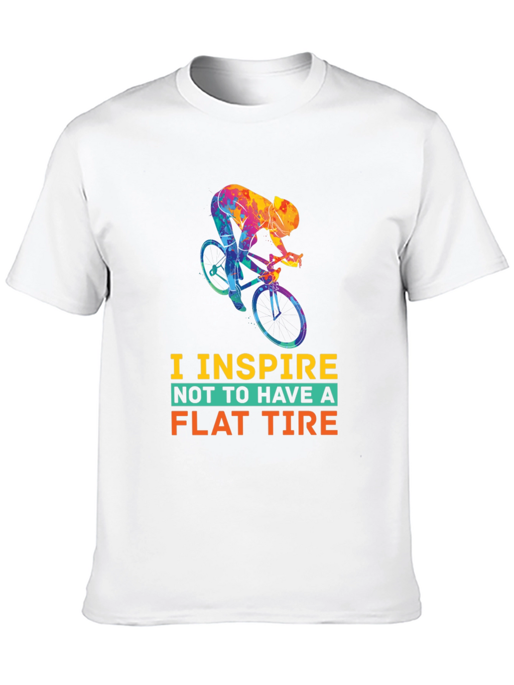 Inspire Flat Tire T-Shirt - Cycling Tee