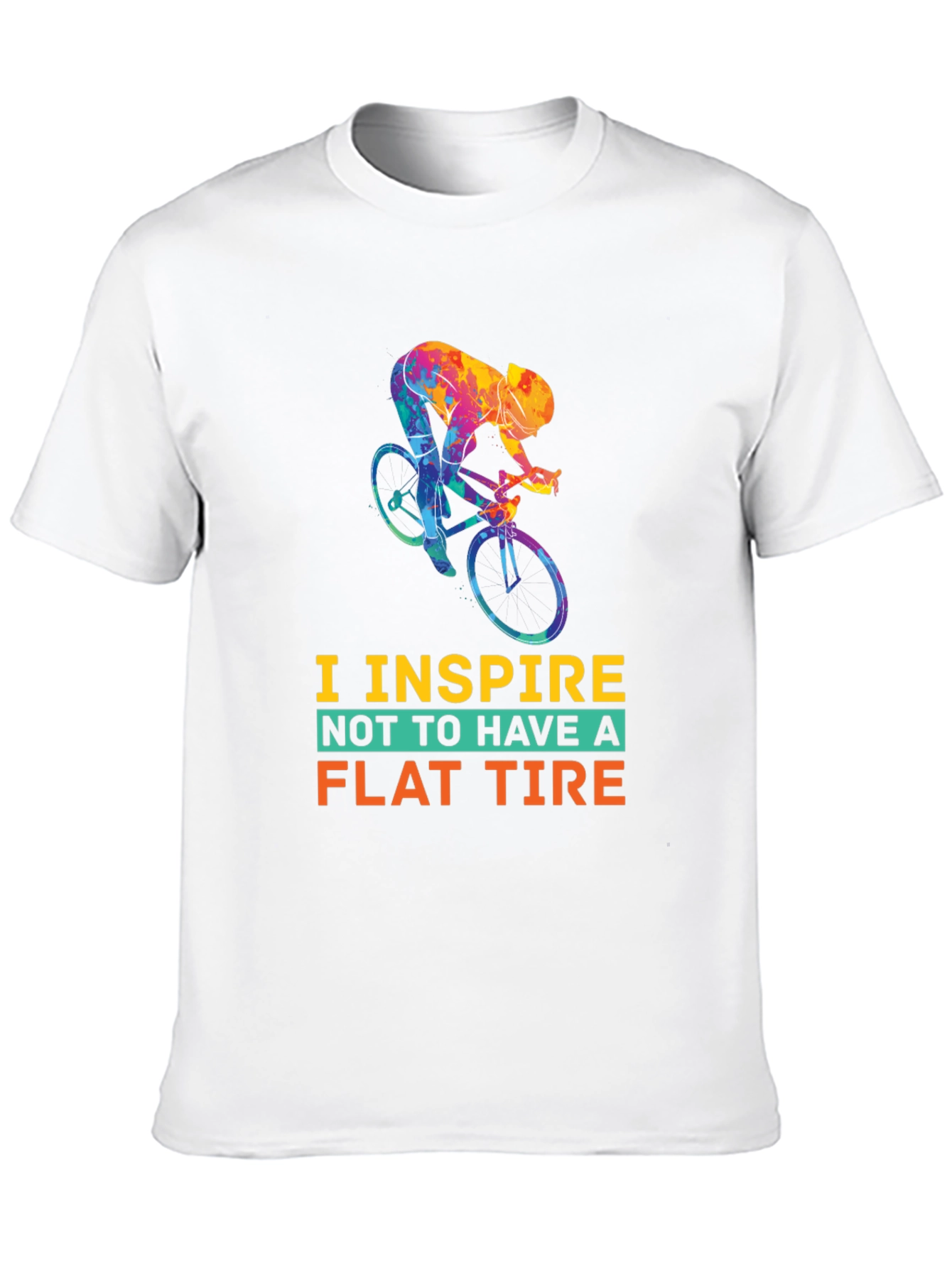 Inspire Flat Tire T-Shirt - Cycling Tee