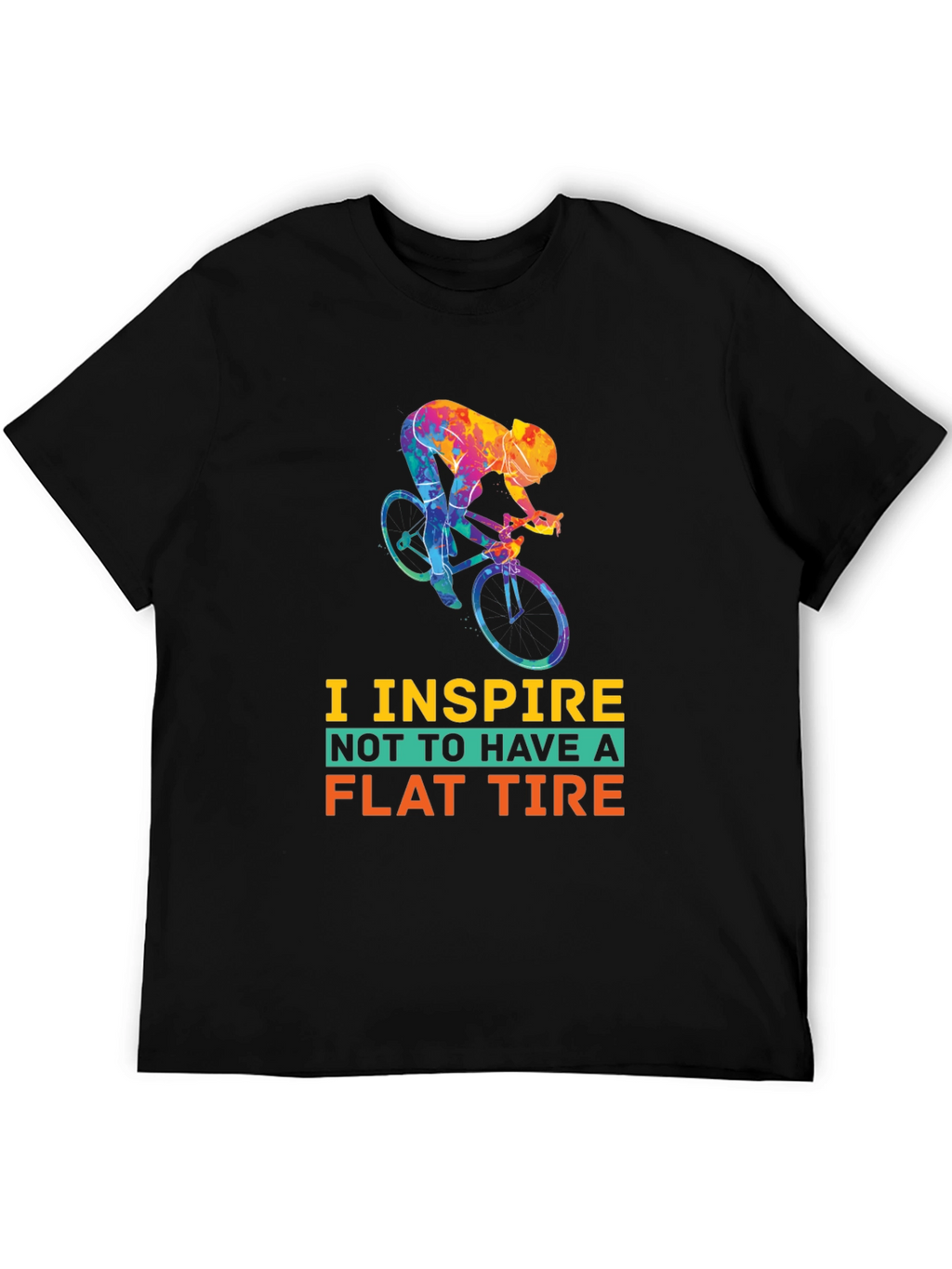Inspire Flat Tire T-Shirt - Cycling Tee
