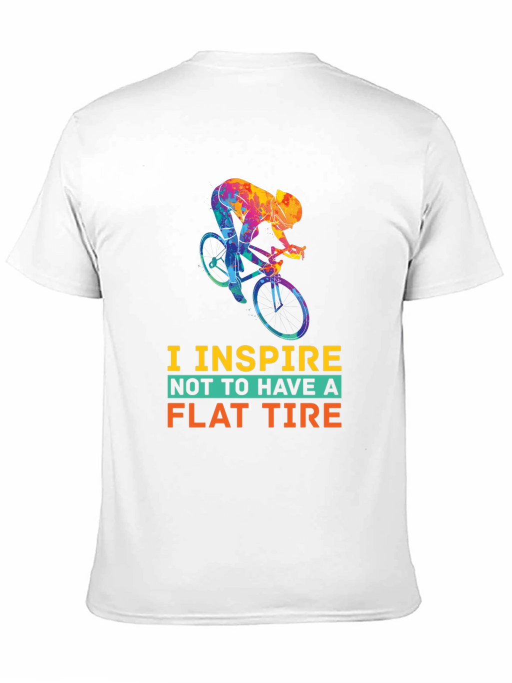 Inspire Flat Tire T-Shirt - Cycling Tee