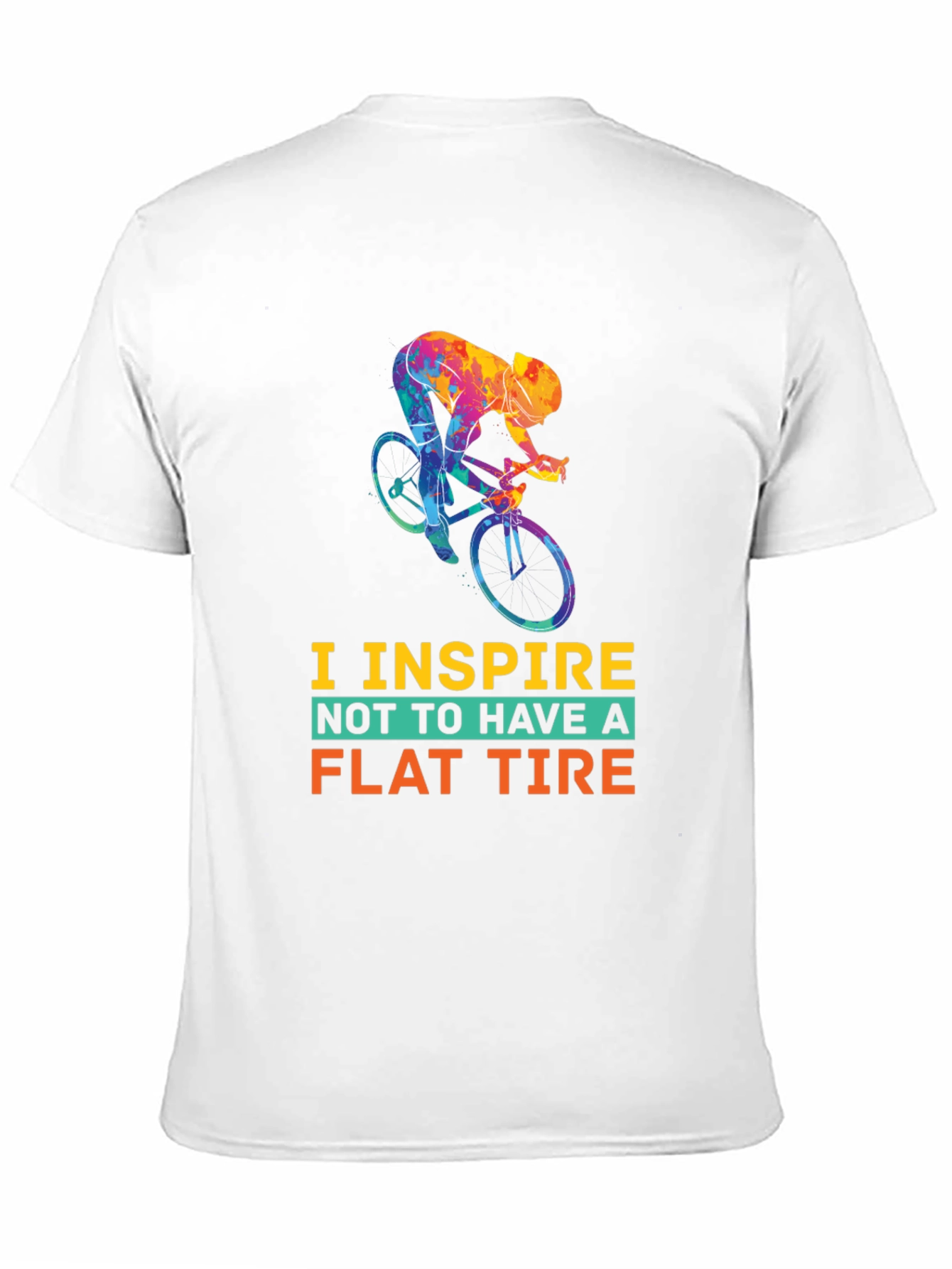 Inspire Flat Tire T-Shirt - Cycling Tee