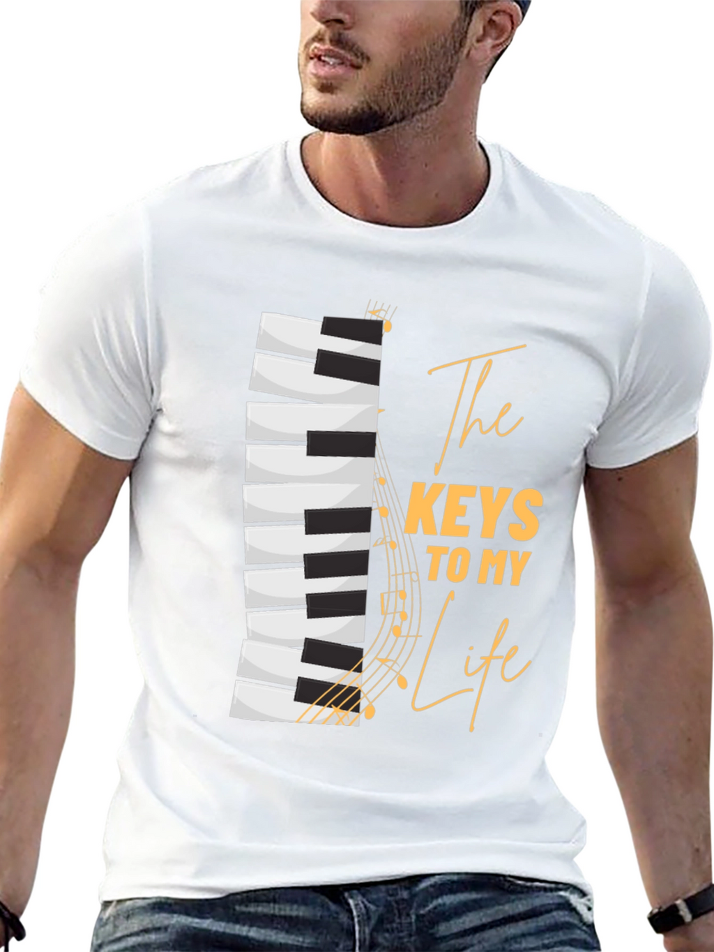 Musical Keys to My Life Graphic T-Shirt