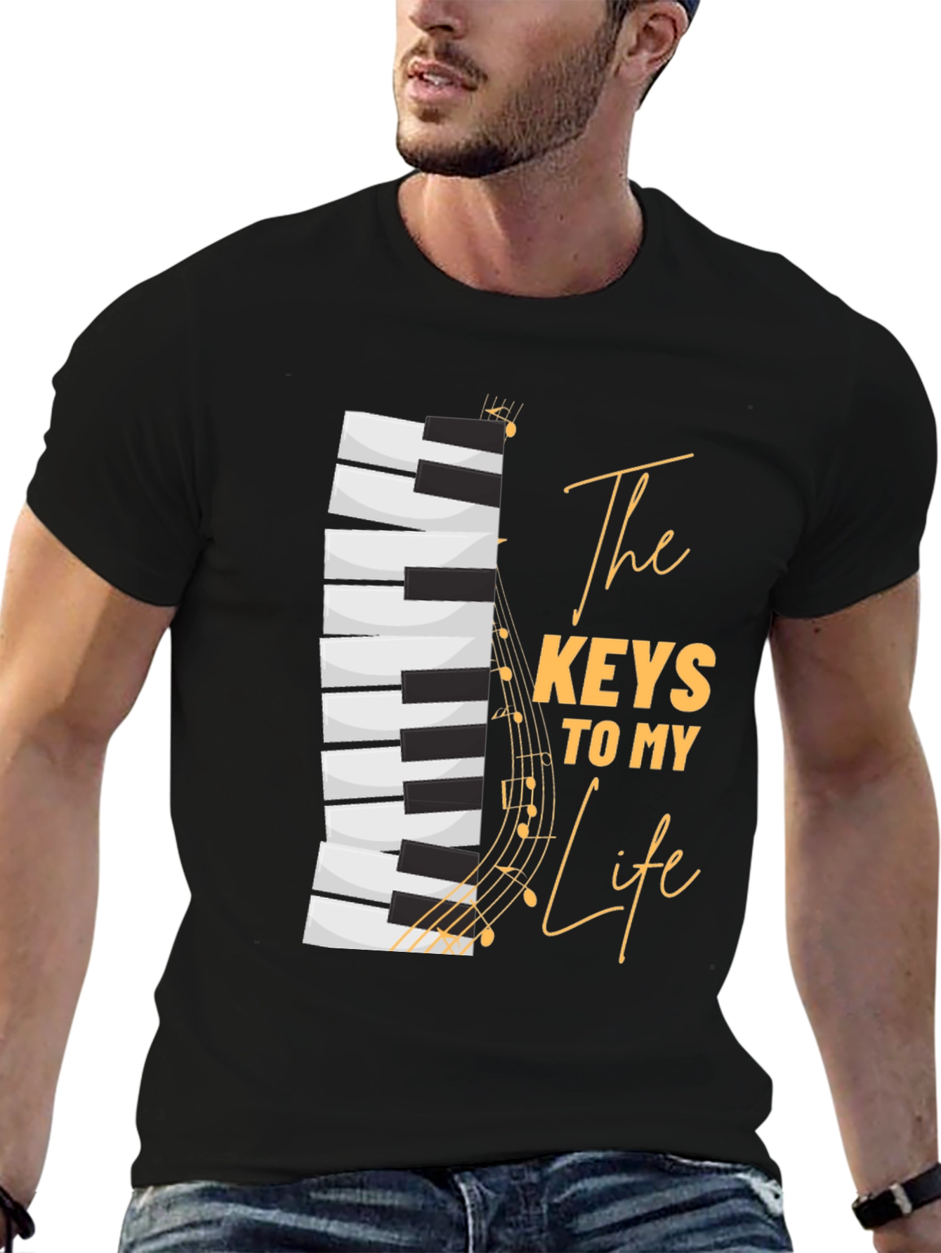 Musical Keys to My Life Graphic T-Shirt