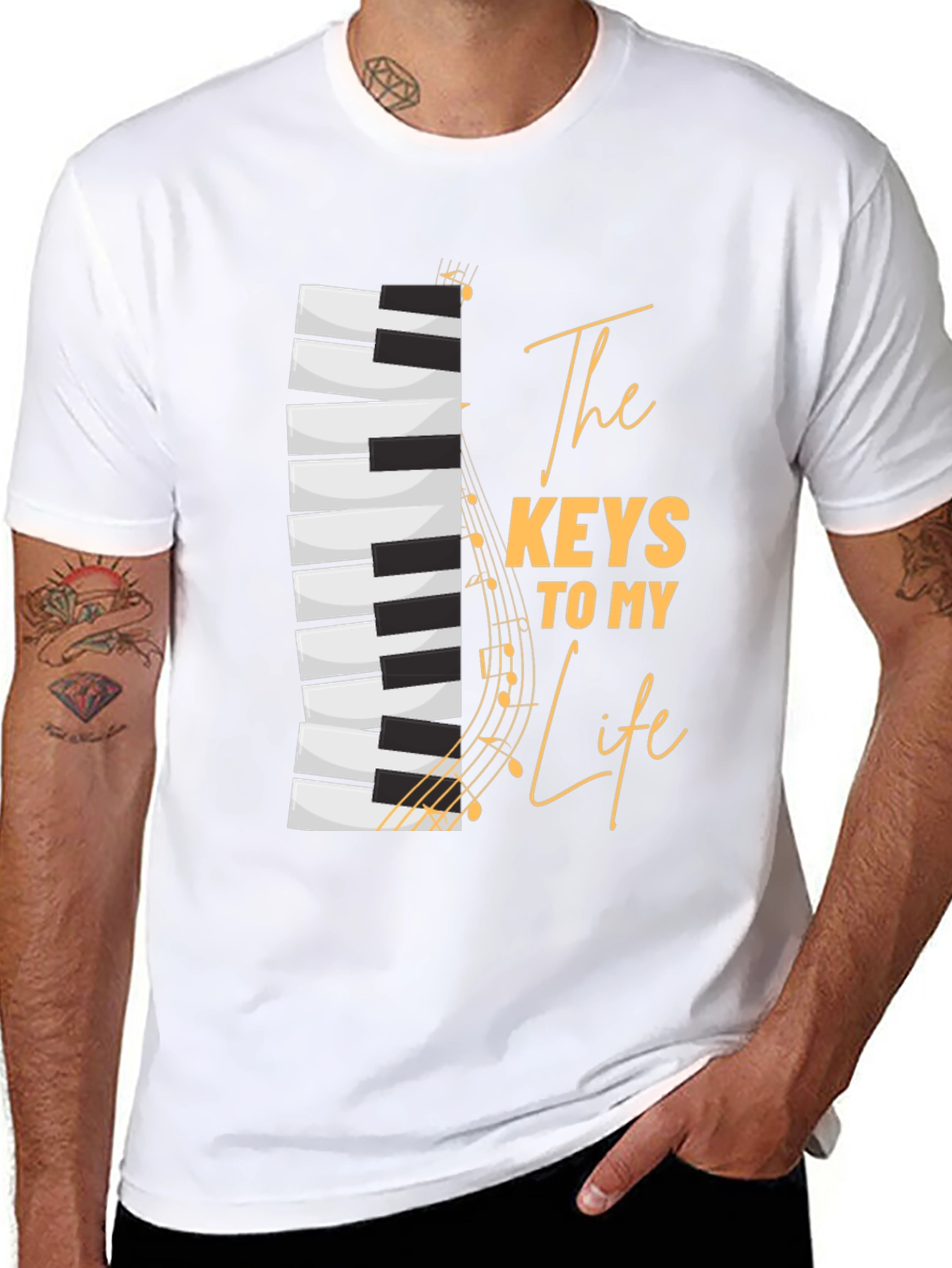 Musical Keys to My Life Graphic T-Shirt