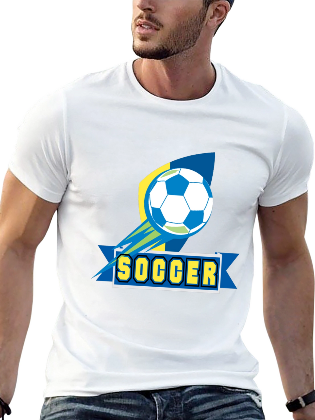 Soccer Ball Graphic T-Shirt