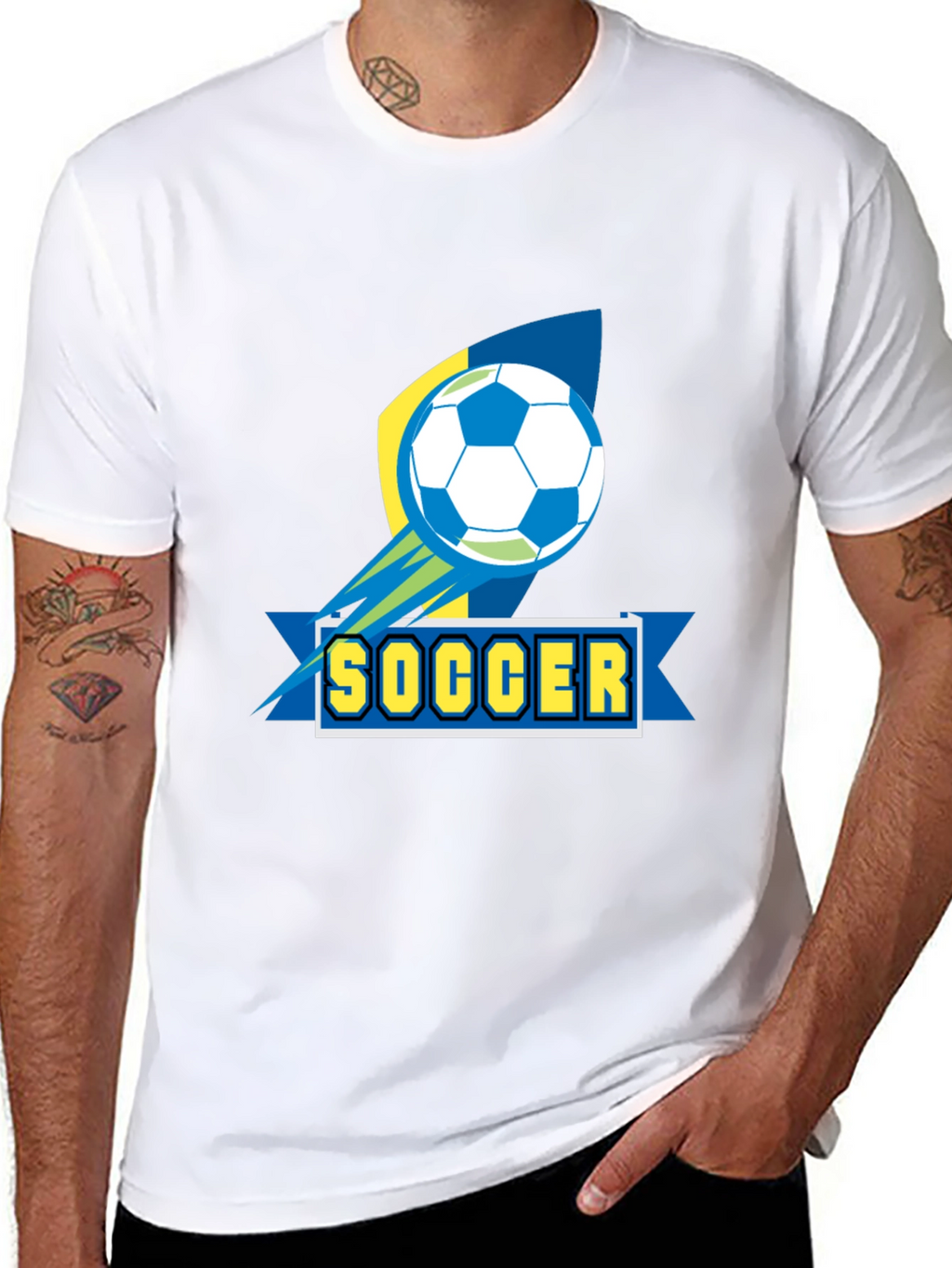 Soccer Ball Graphic T-Shirt