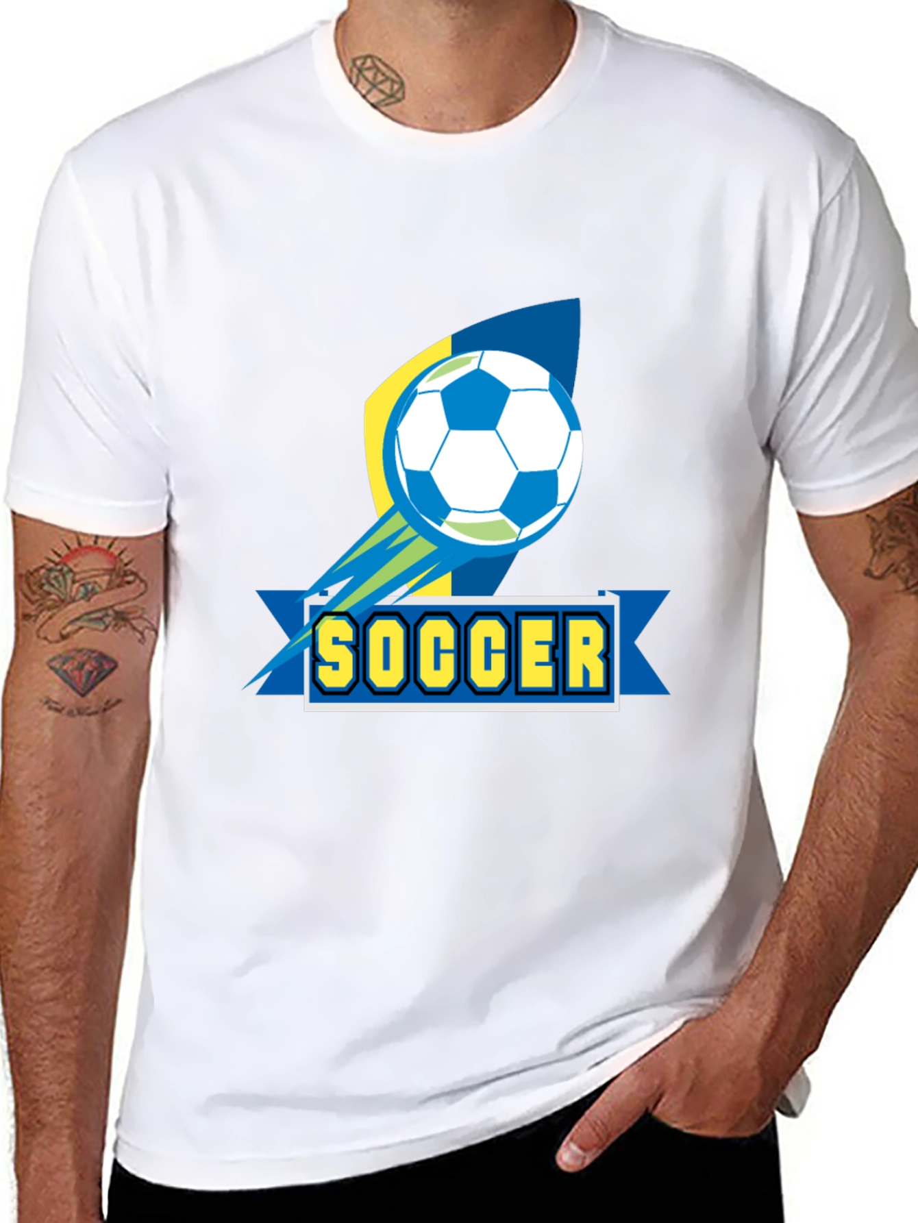Soccer Ball Graphic T-Shirt