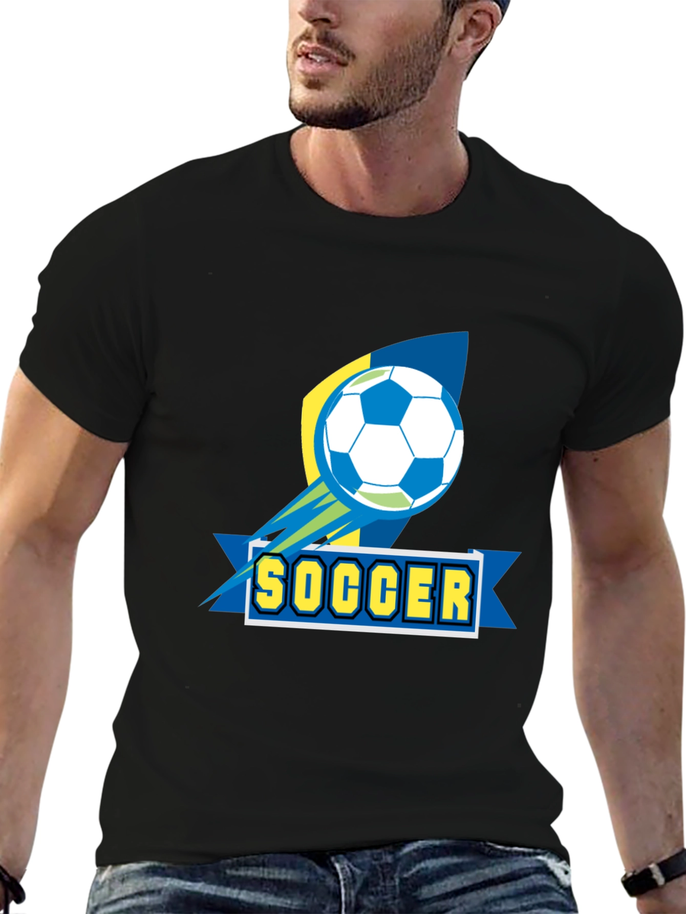 Soccer Ball Graphic T-Shirt